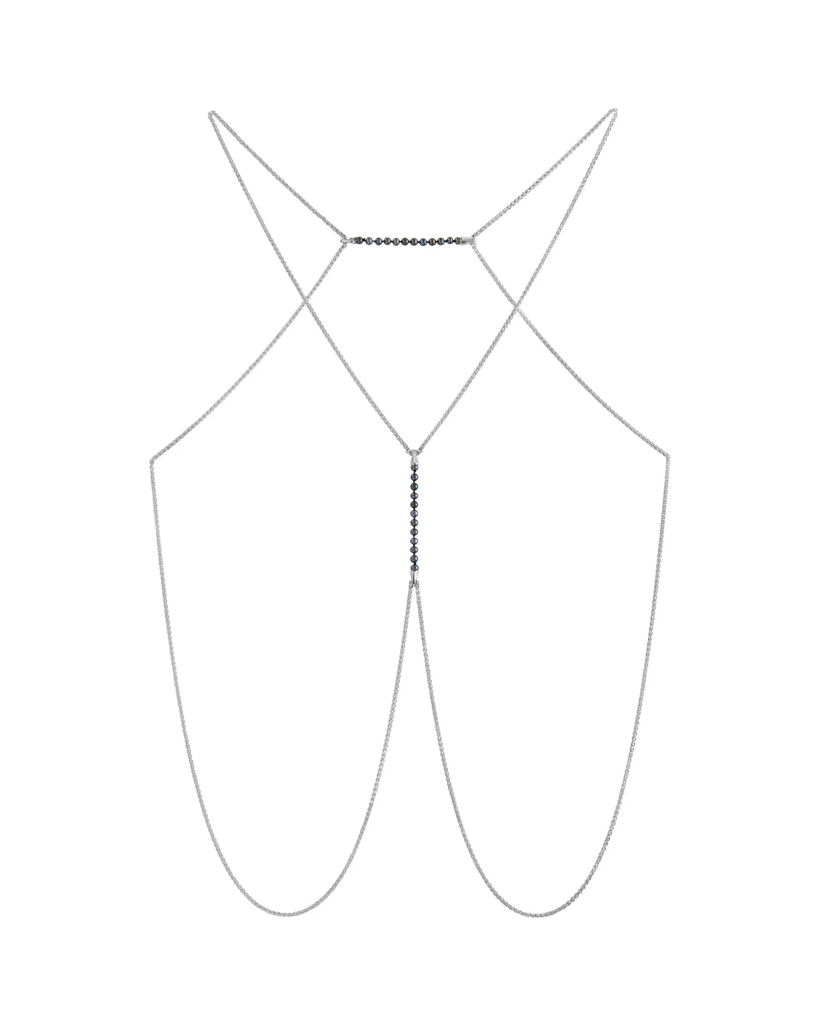Limited Edition Tuxedo Black Bodychain sold by Bliss Lau