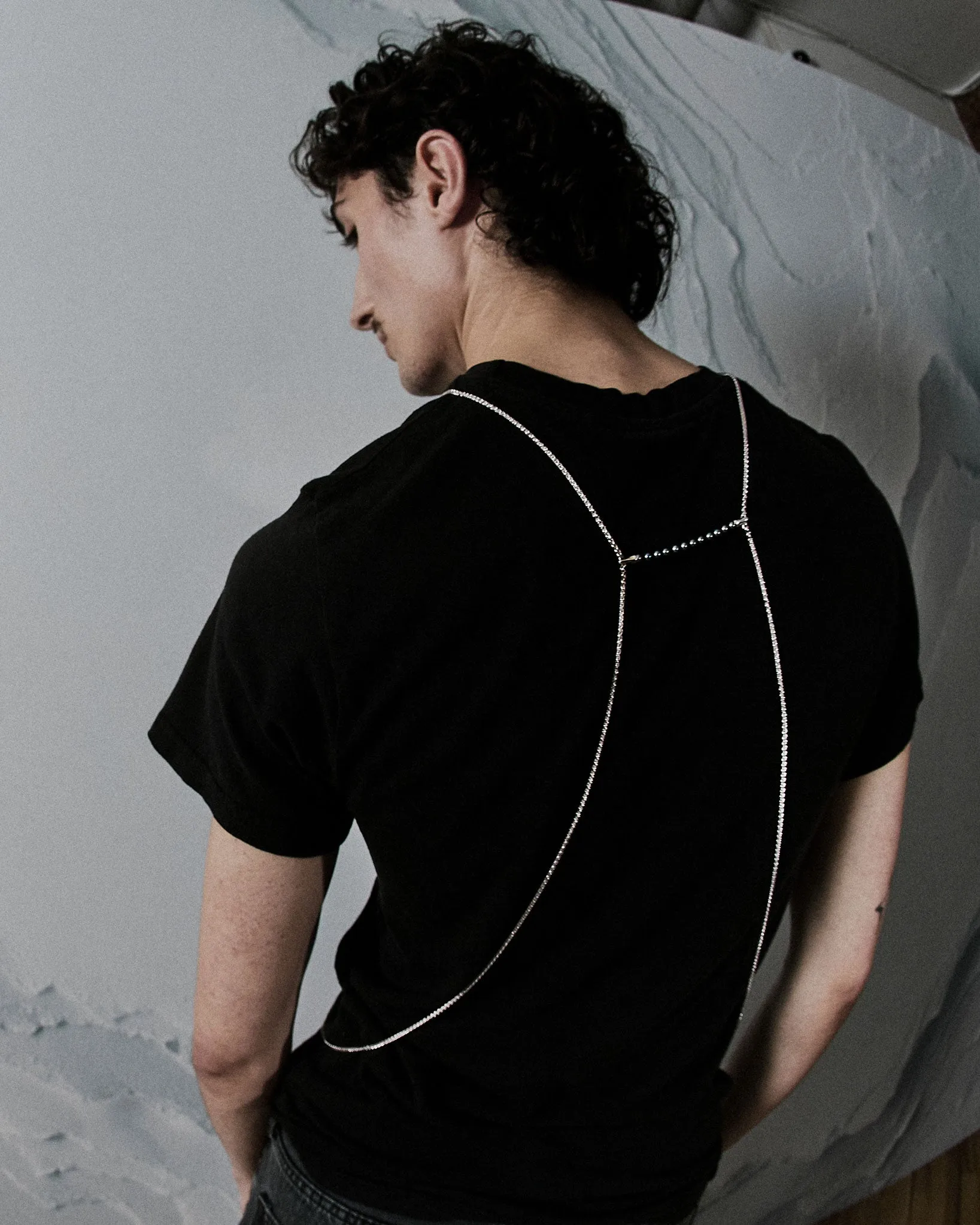 Limited Edition Tuxedo Black Bodychain sold by Bliss Lau product image thumbnail 4