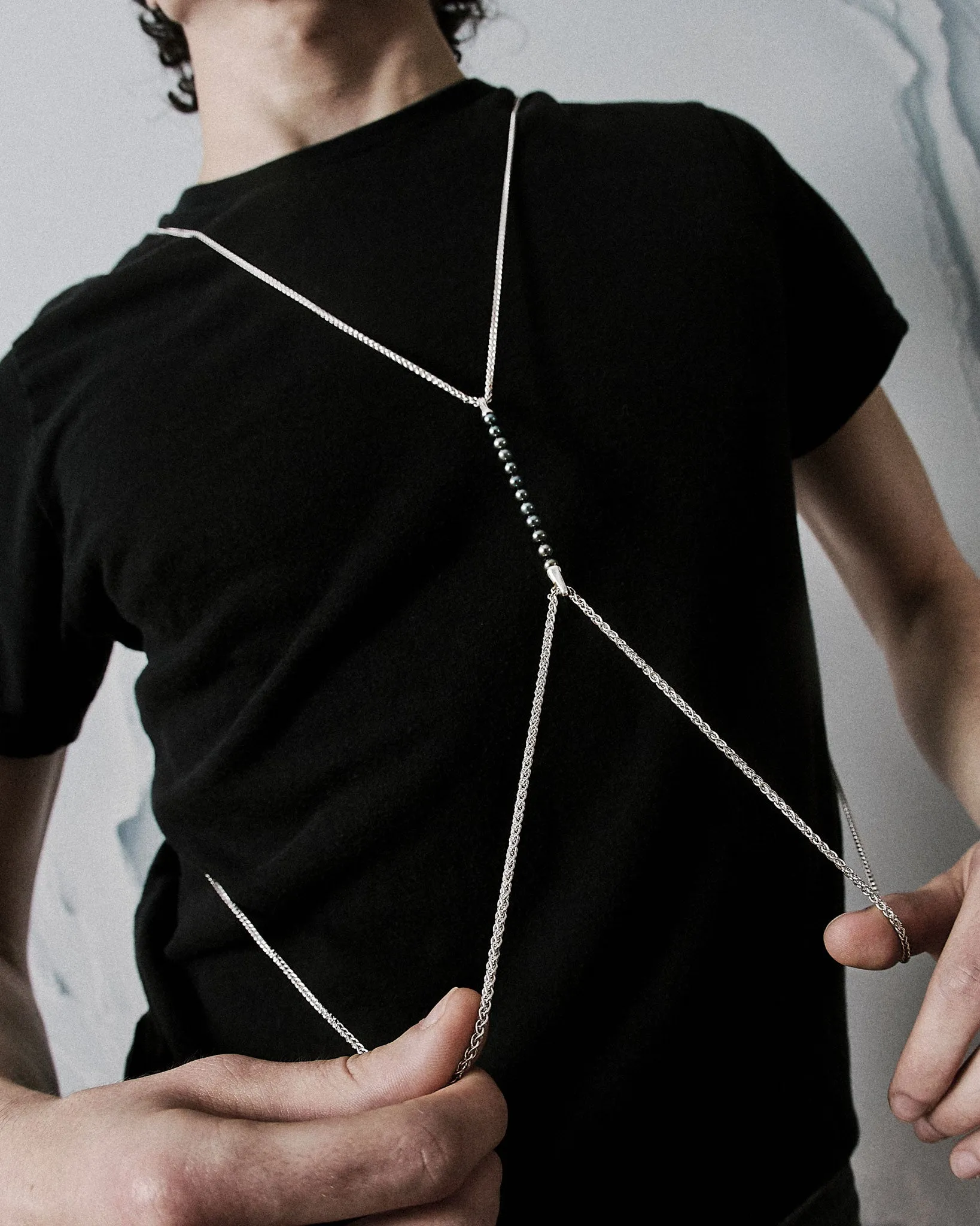 Limited Edition Tuxedo Black Bodychain sold by Bliss Lau product image thumbnail 5