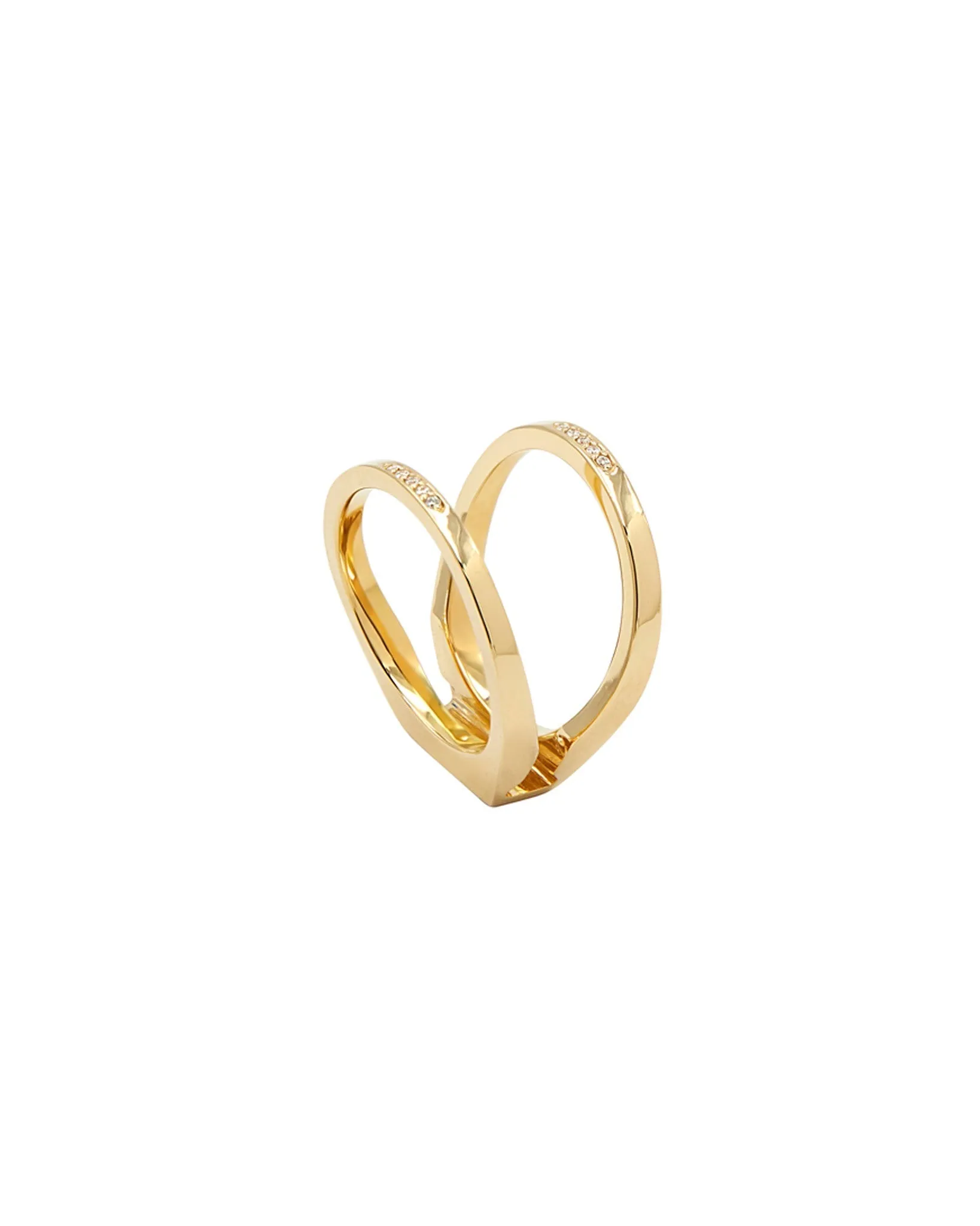 Acute Pavé 13mm Enclose Band sold by Bliss Lau product image thumbnail 2