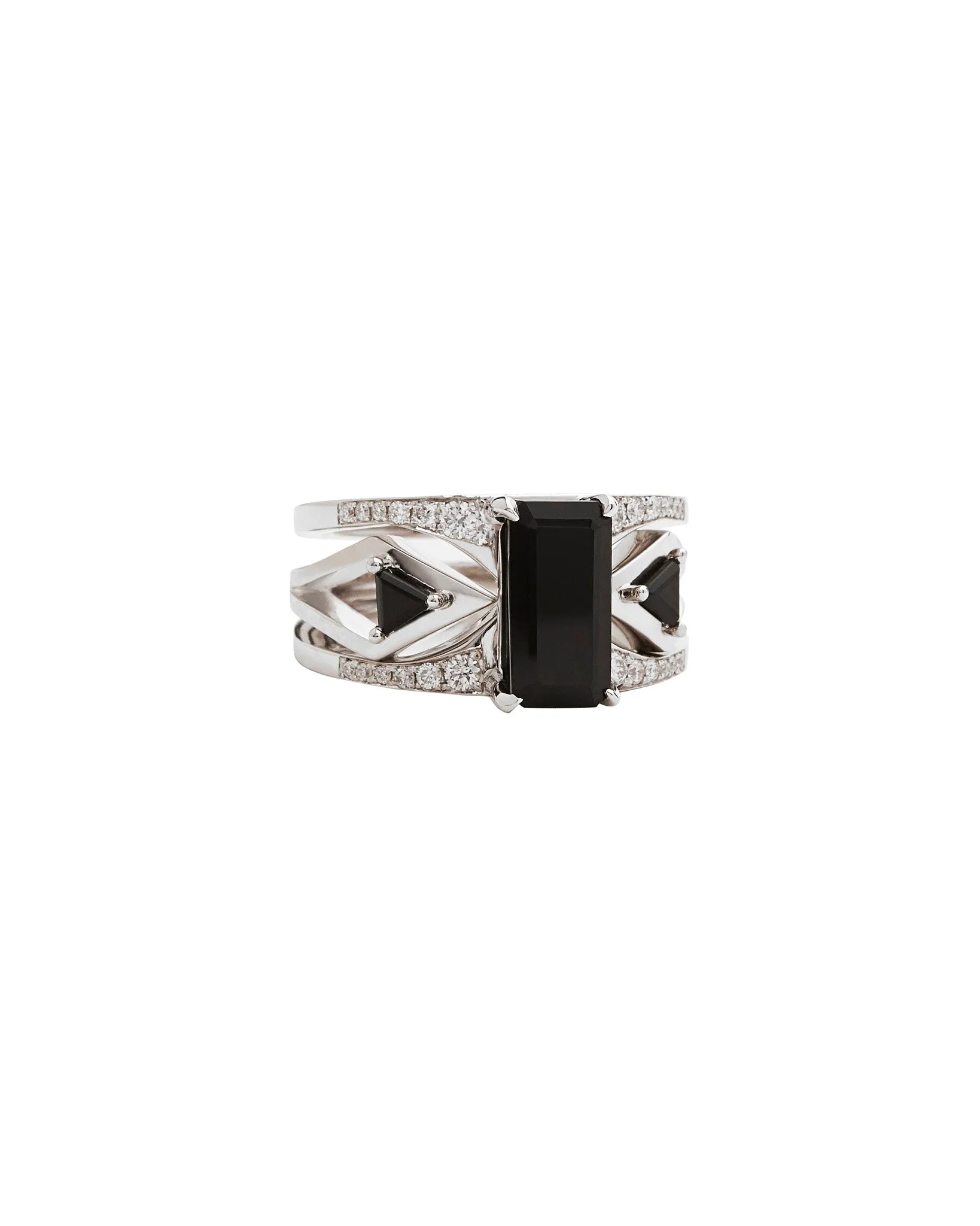Mirage + Reflection Ring Set Black Spinel sold by Bliss Lau product image thumbnail 3
