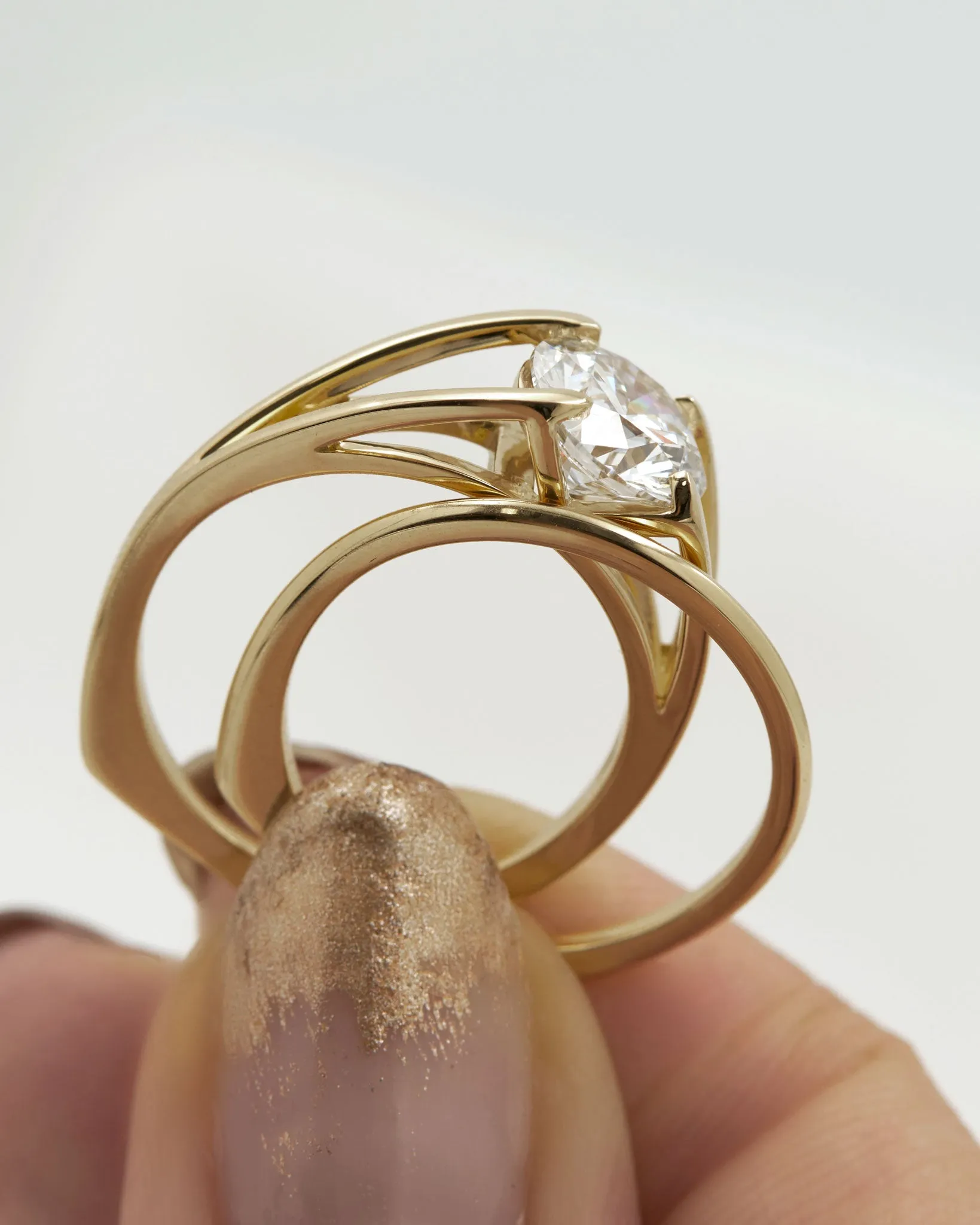 Centered Band Yellow Gold sold by Bliss Lau product image thumbnail 5