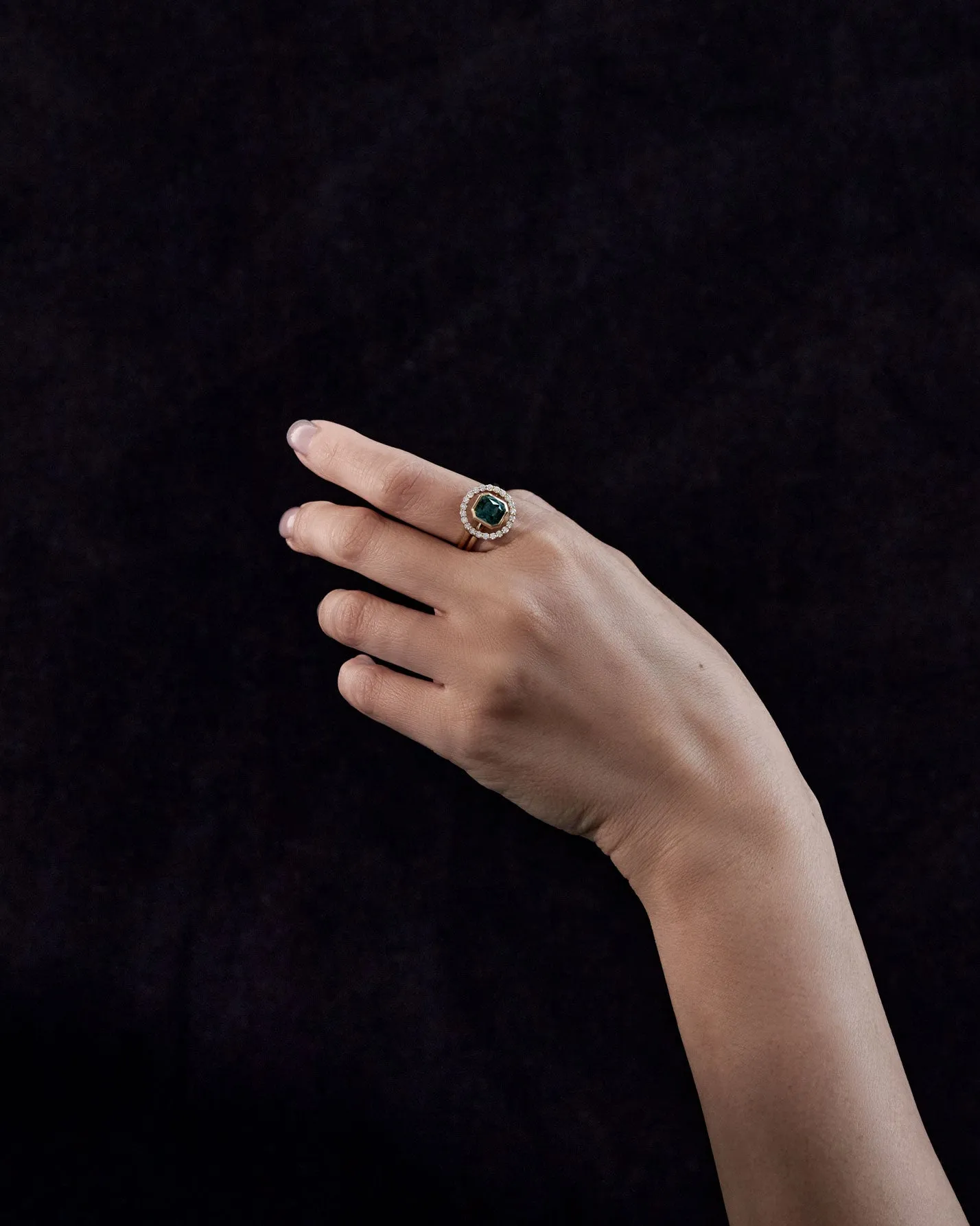 Royale Halo Ring Set sold by Bliss Lau product image thumbnail 5