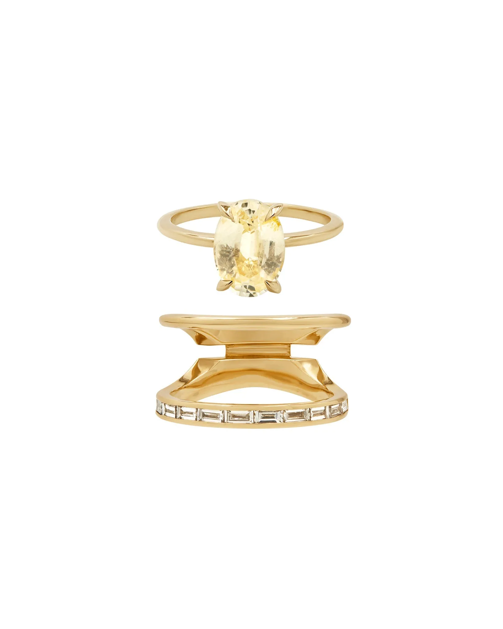 Poetic + Cascade Ring Set sold by Bliss Lau product image thumbnail 2