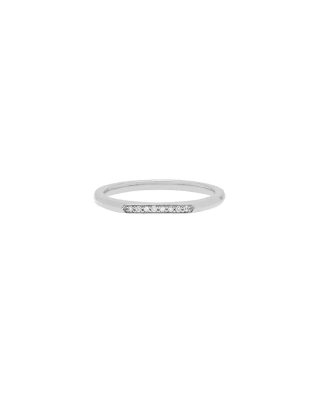 Minimalist Pavé Band sold by Bliss Lau