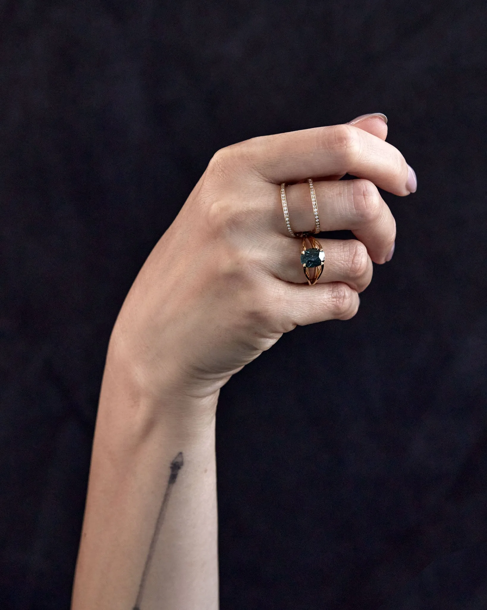 Centered Ring Yellow Gold sold by Bliss Lau product image thumbnail 3