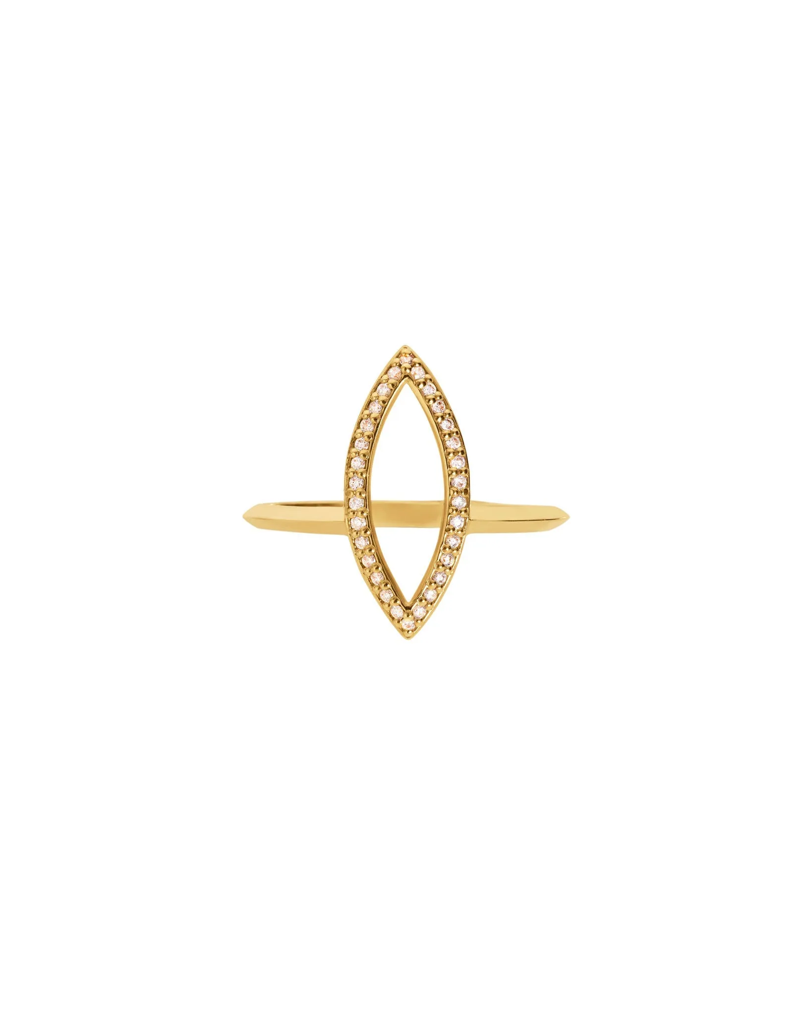 Marquise Outline Ring sold by Bliss Lau