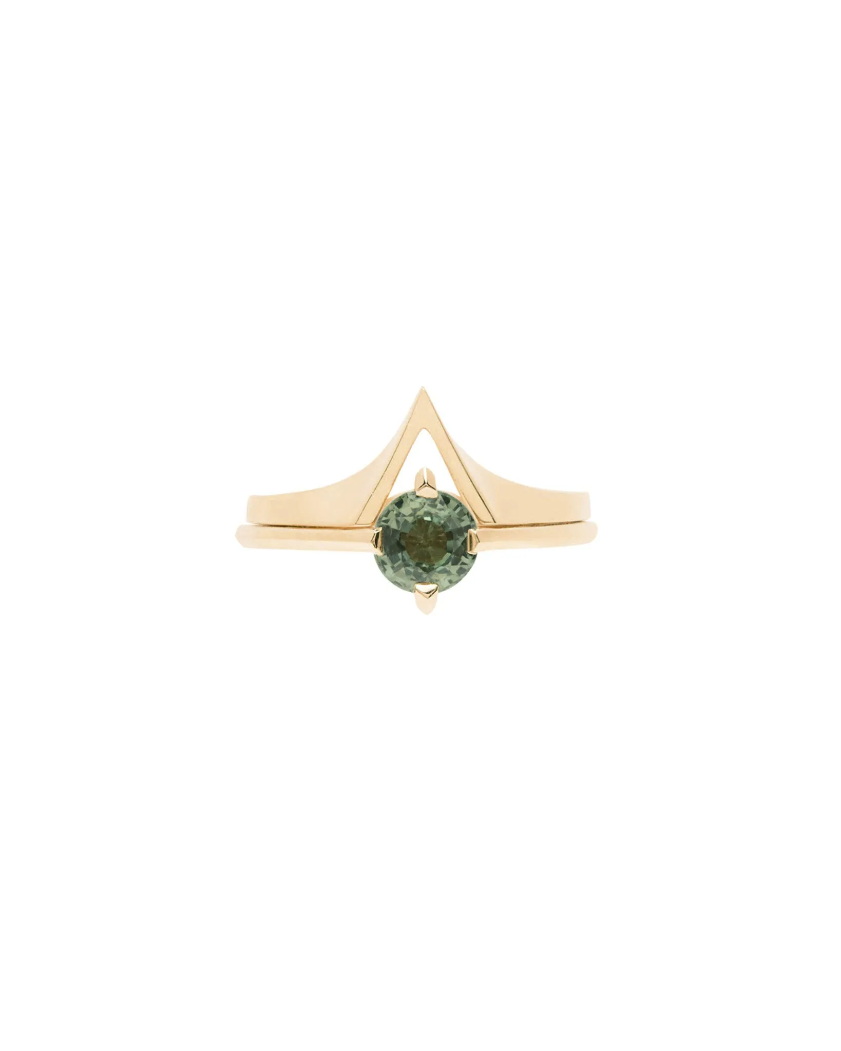 Minimalist Arc + Spire Ring Set sold by Bliss Lau