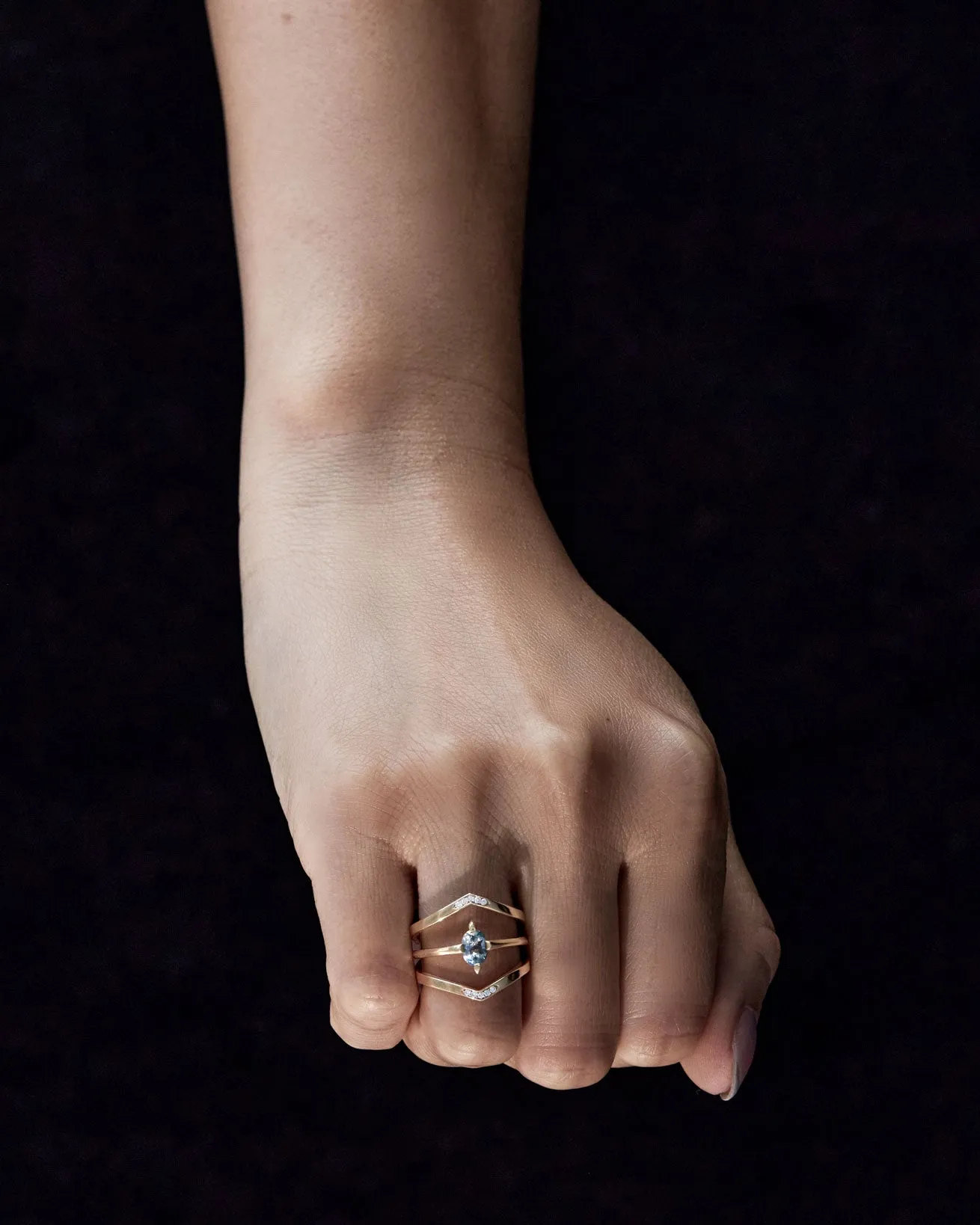 Oblique X Enclose Band sold by Bliss Lau product image thumbnail 3