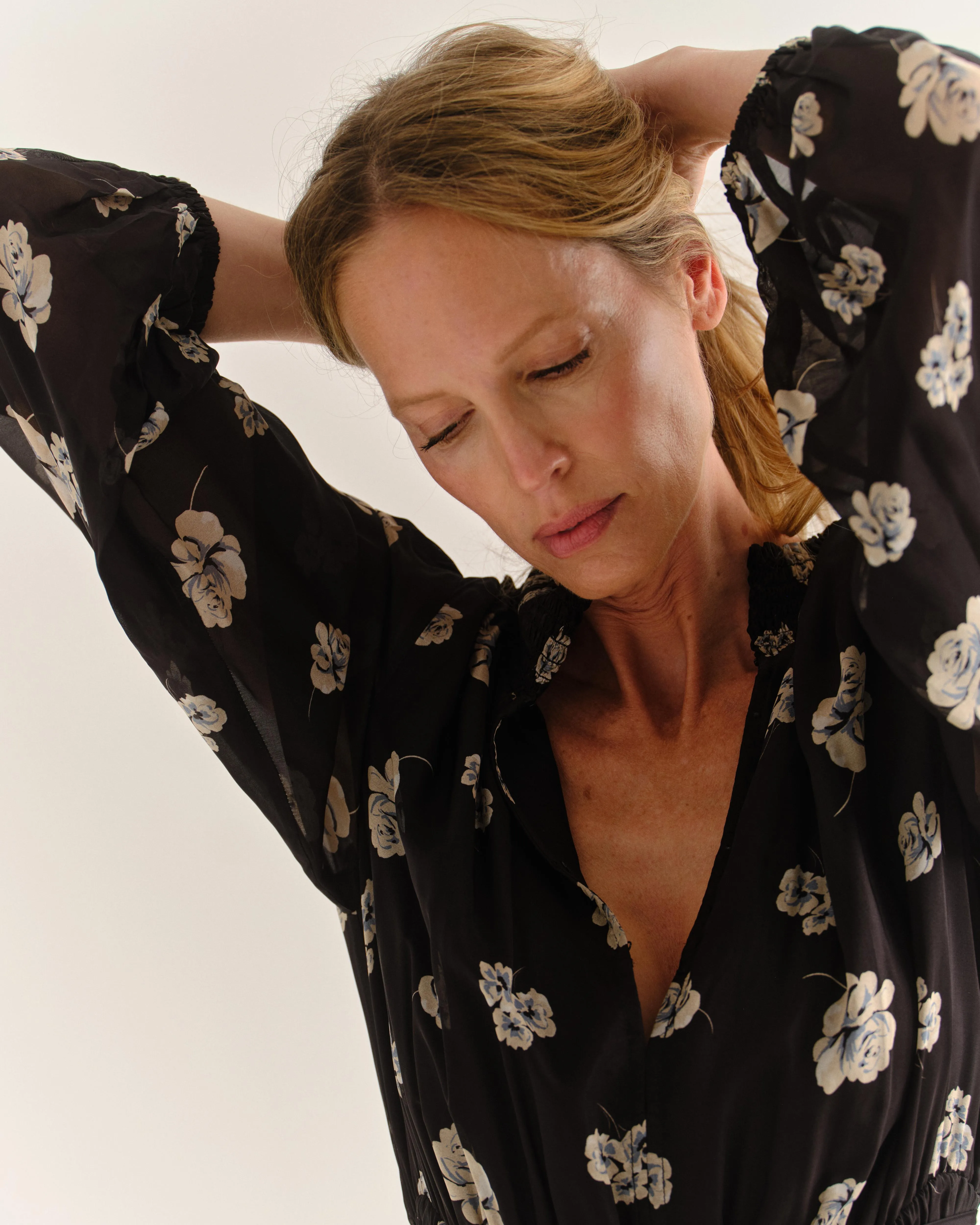 Lorelei Long Sleeve Dress-Moonlit Rose sold by Cartolina product image thumbnail 5