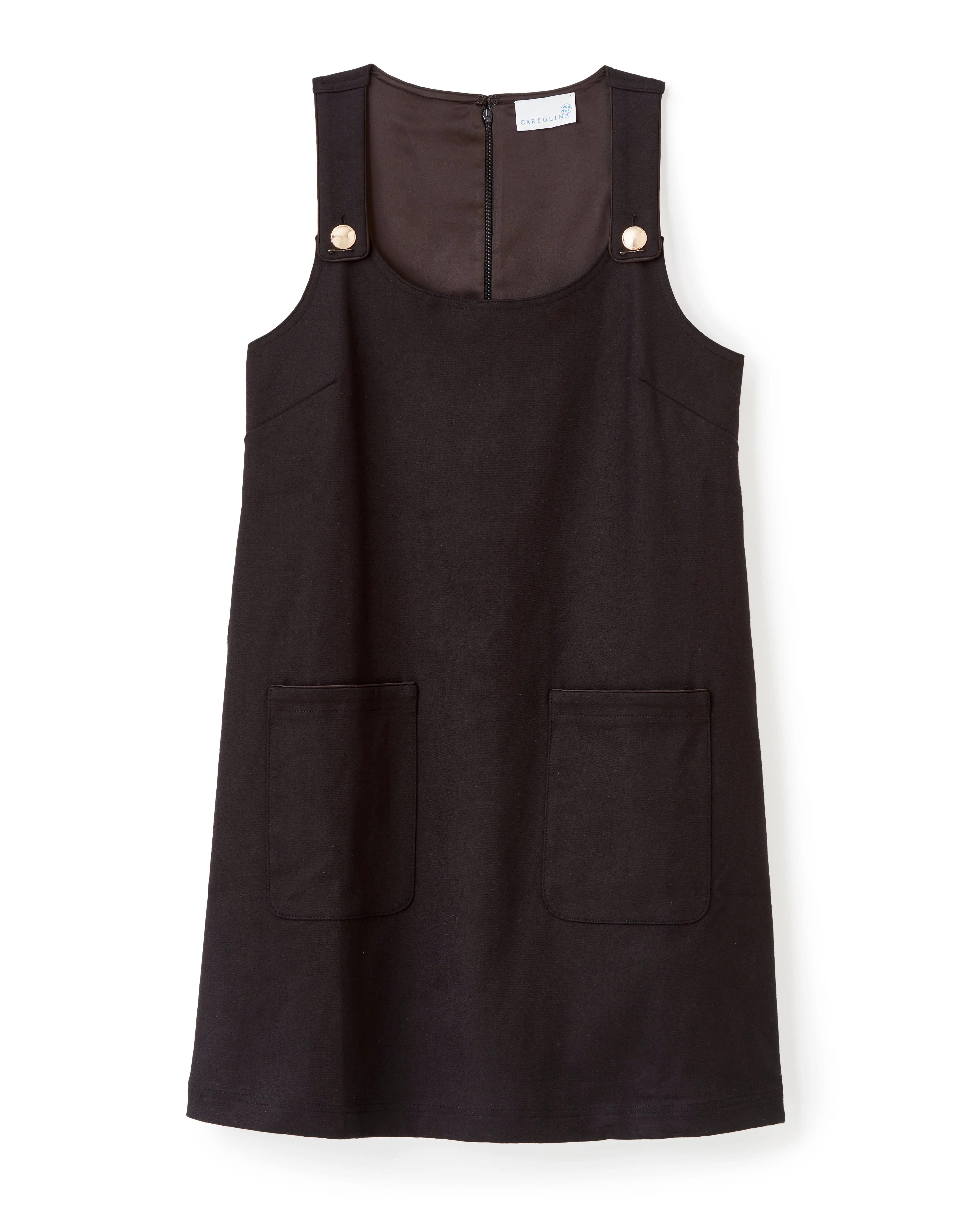 Jocelyn Mini Dress-Noir sold by Cartolina