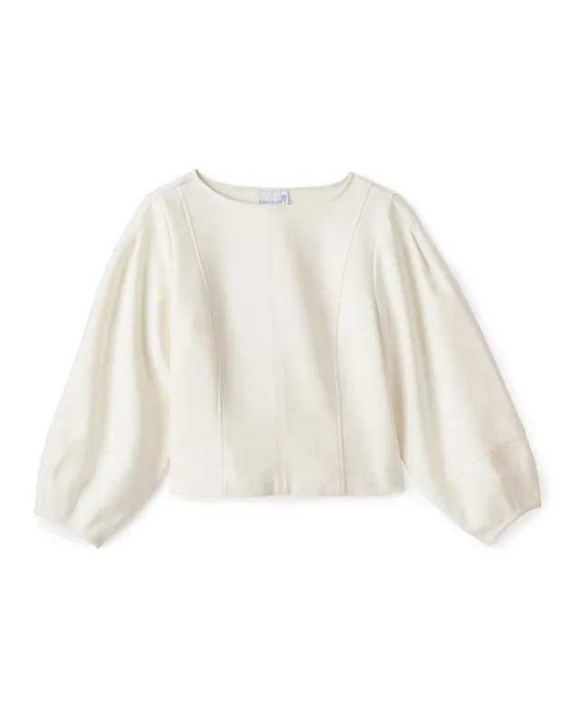 Neely Top-Ivory sold by Cartolina