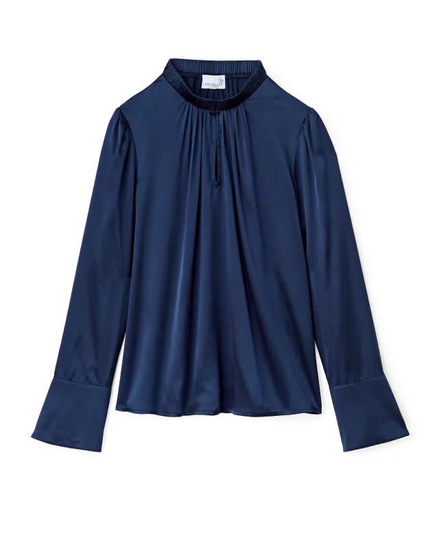 Lottie Blouse-Midnight Blue sold by Cartolina