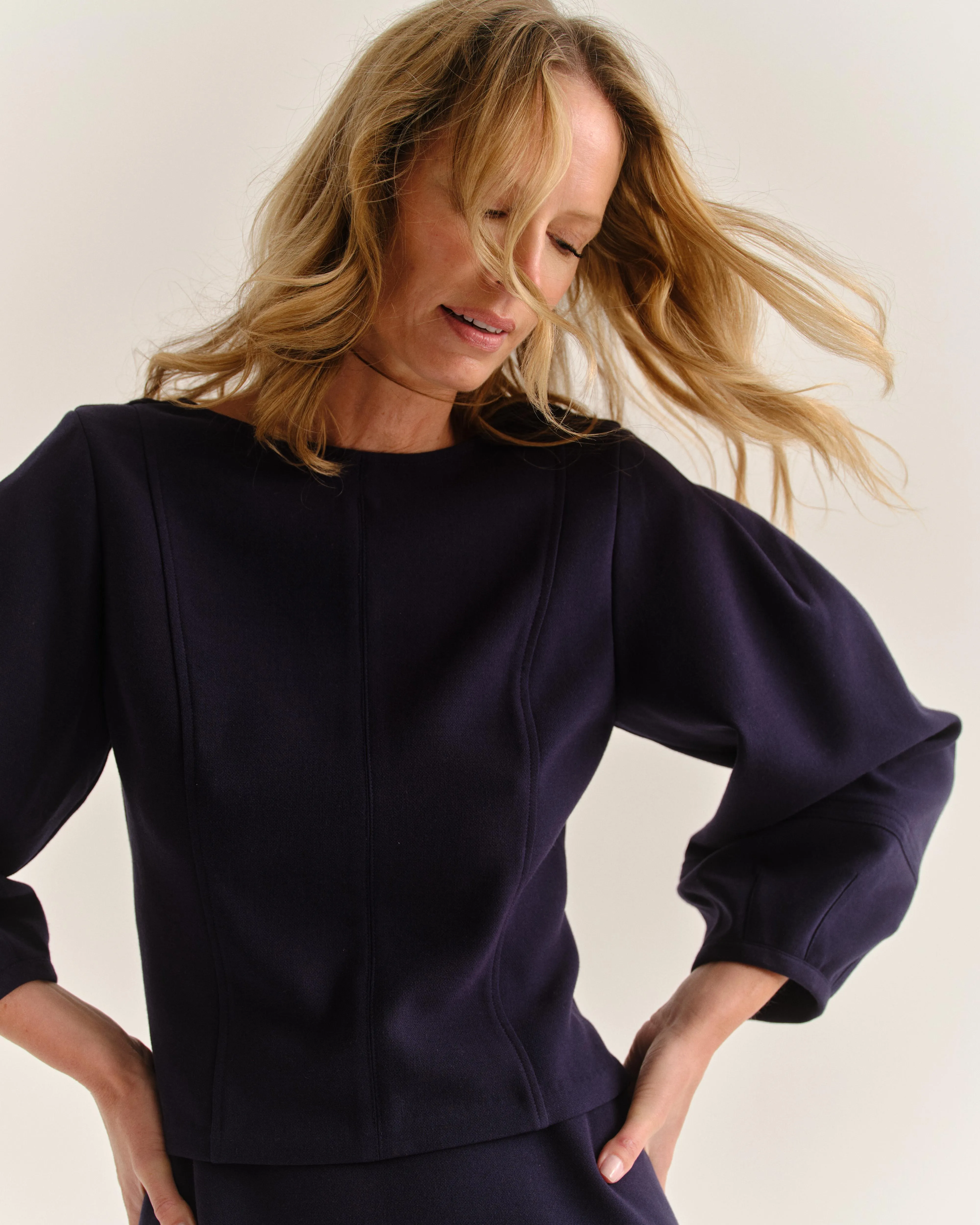 Neely Top-Dark Navy sold by Cartolina product image thumbnail 5