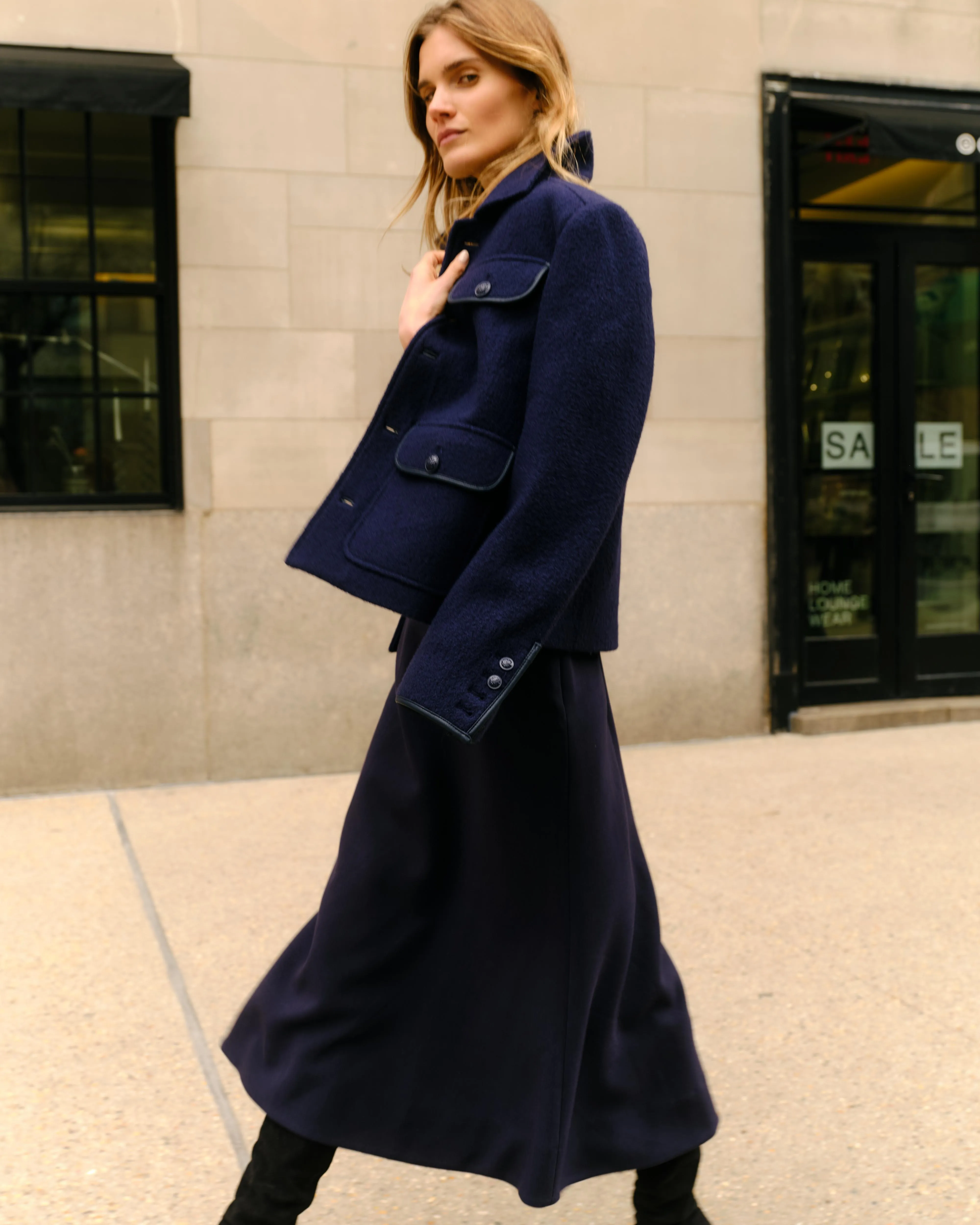 Mable Skirt-Dark Navy sold by Cartolina product image thumbnail 2