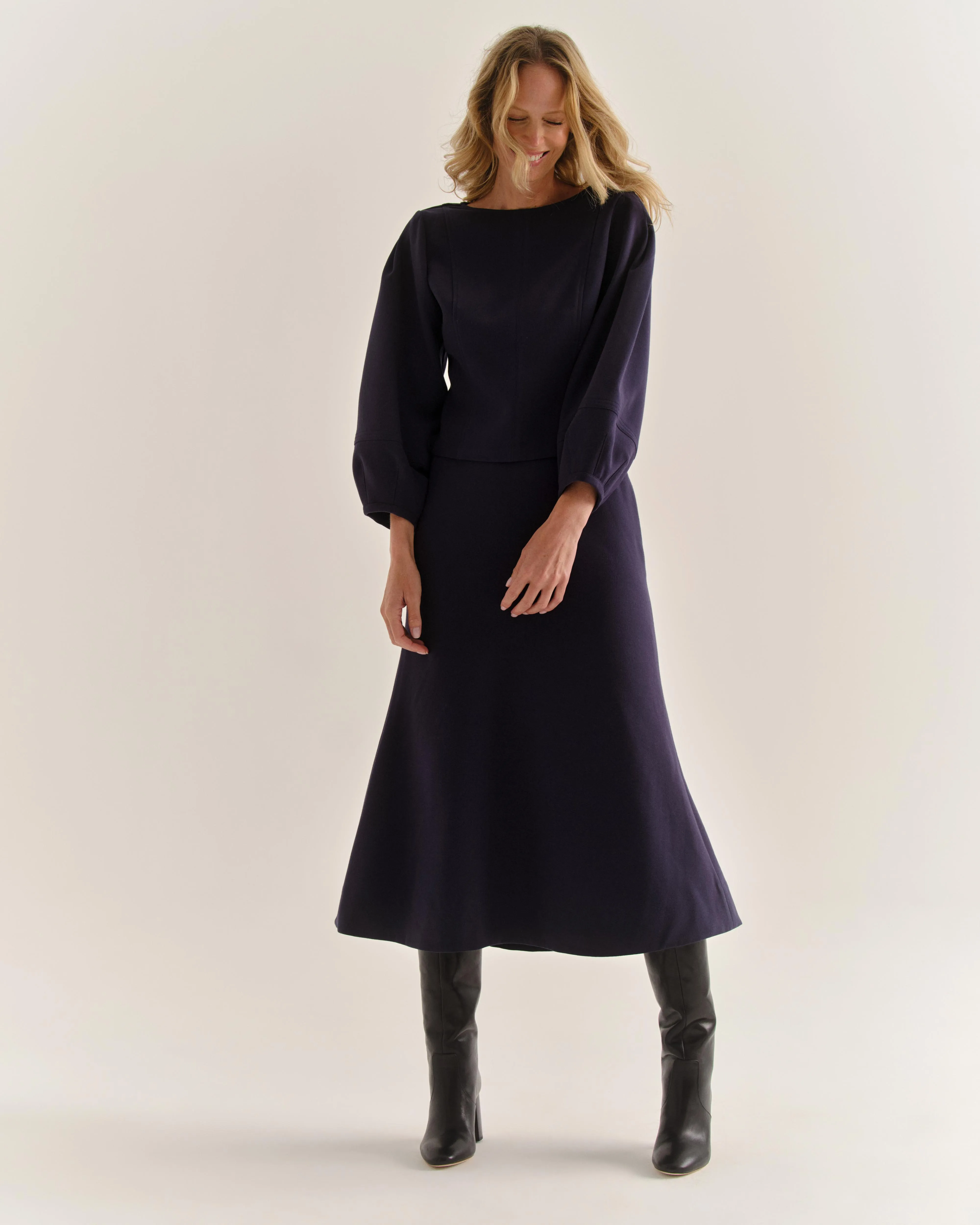 Mable Skirt-Dark Navy sold by Cartolina product image thumbnail 3