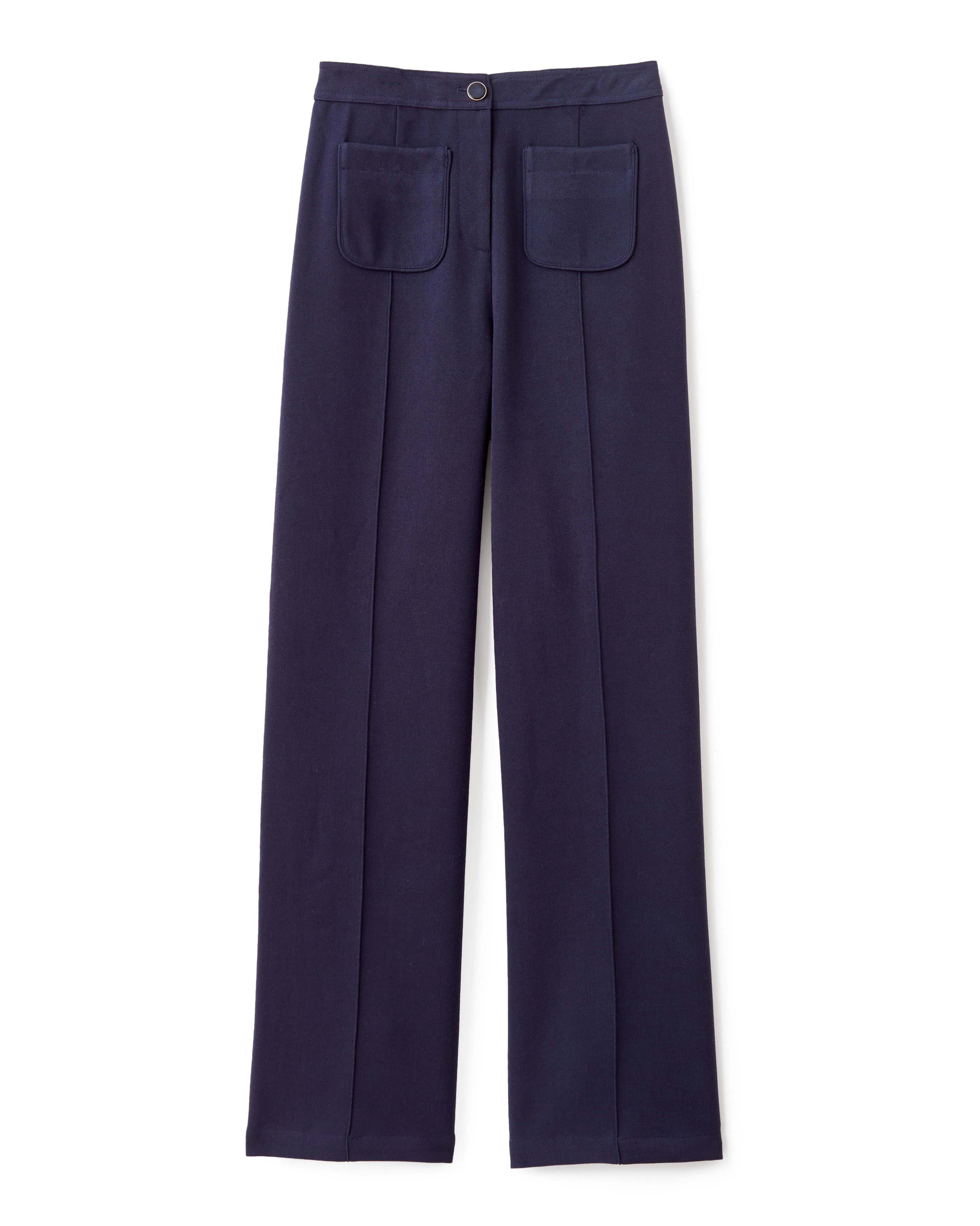 Beverely Trouser-Dark Navy sold by Cartolina