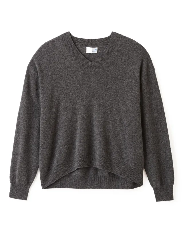 Caden V-Neck Sweater-Shadow sold by Cartolina