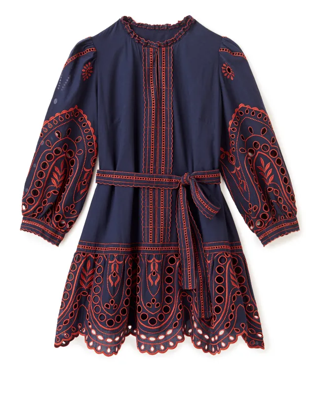 Porter Mini Dress-Midnight Blue sold by Cartolina