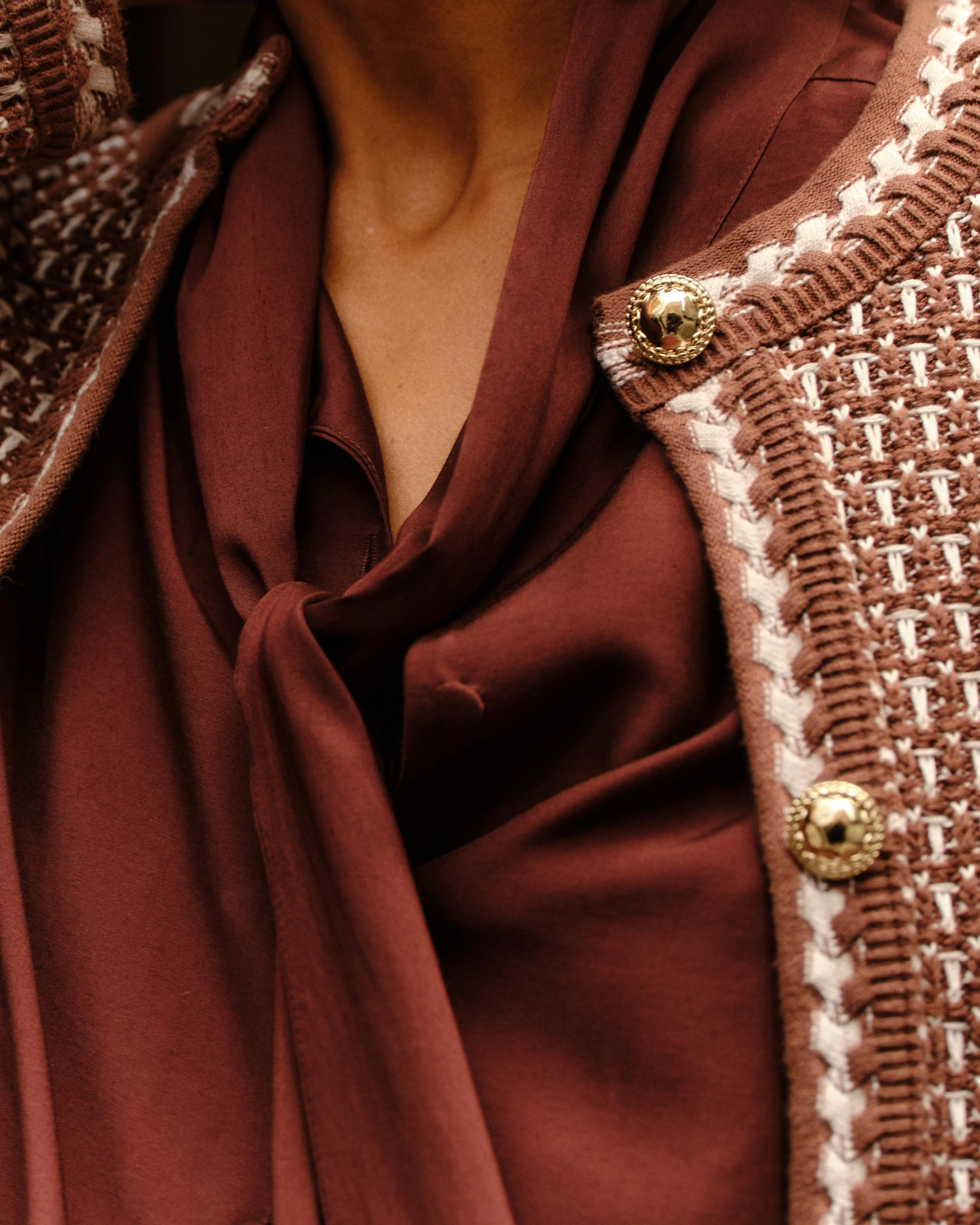 Peggy Long Sleeve Top-Espresso sold by Cartolina product image thumbnail 4
