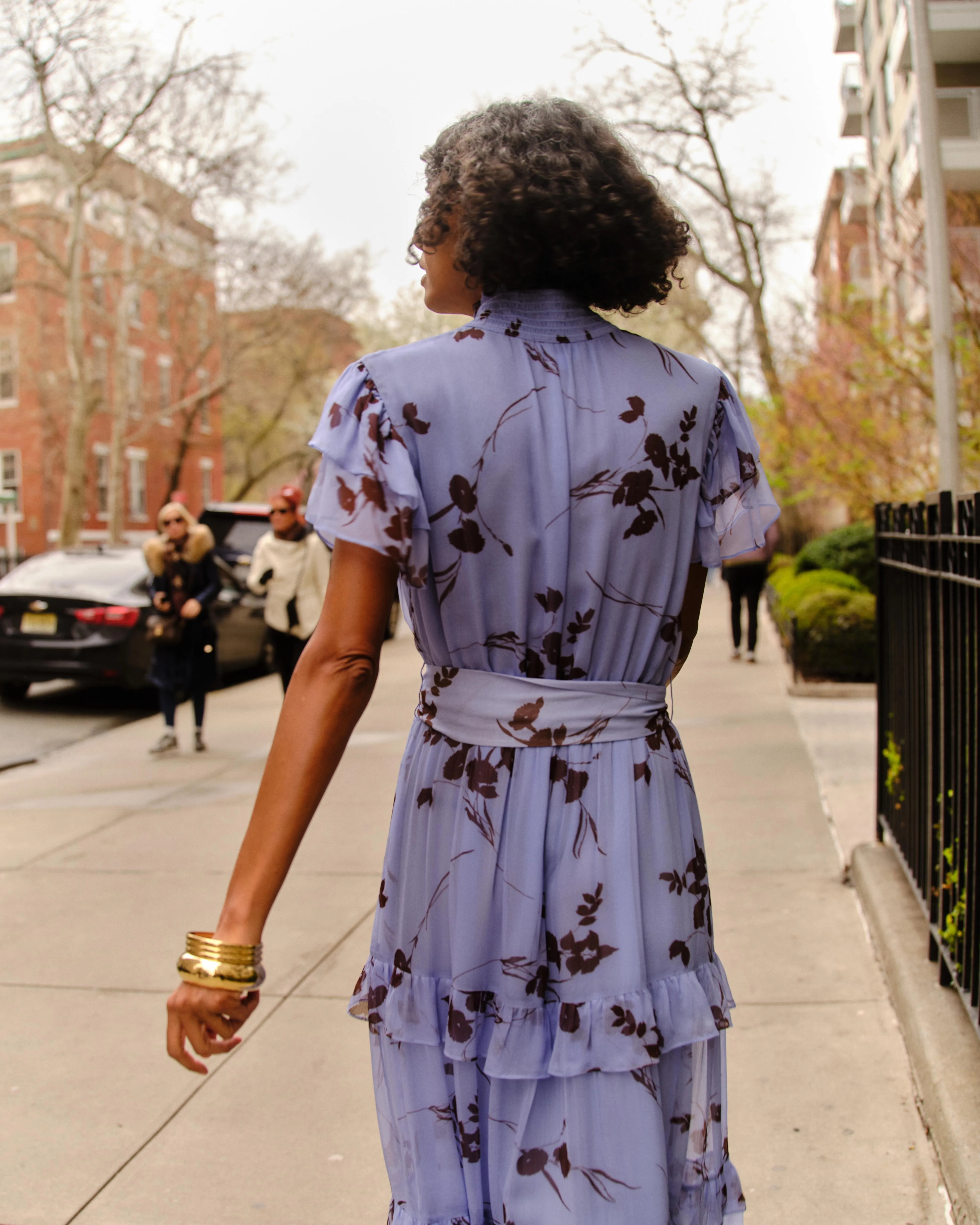 Lorelei Dress-Upstate Floral In Blue Mist sold by Cartolina product image thumbnail 2