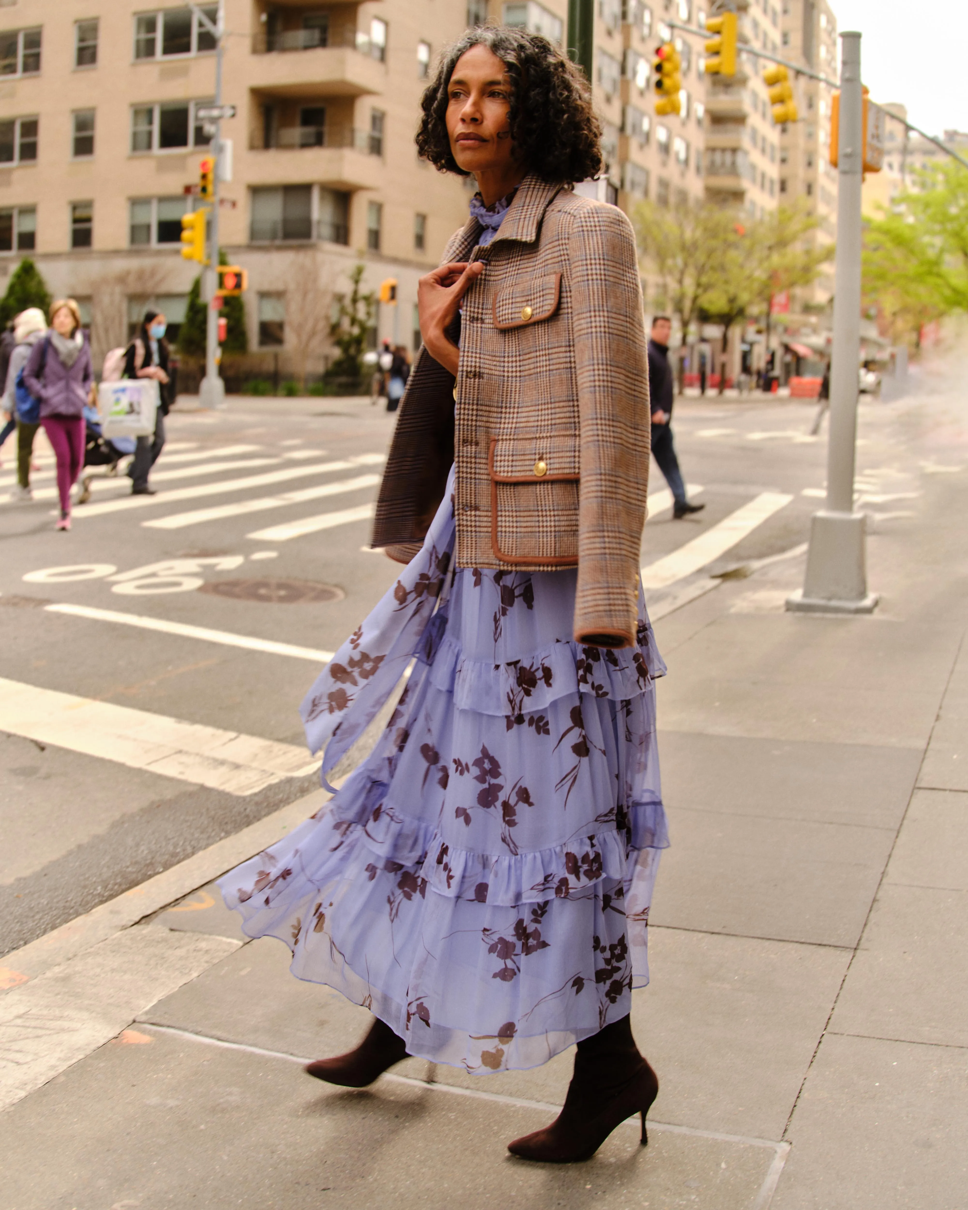 Lorelei Dress-Upstate Floral In Blue Mist sold by Cartolina product image thumbnail 3
