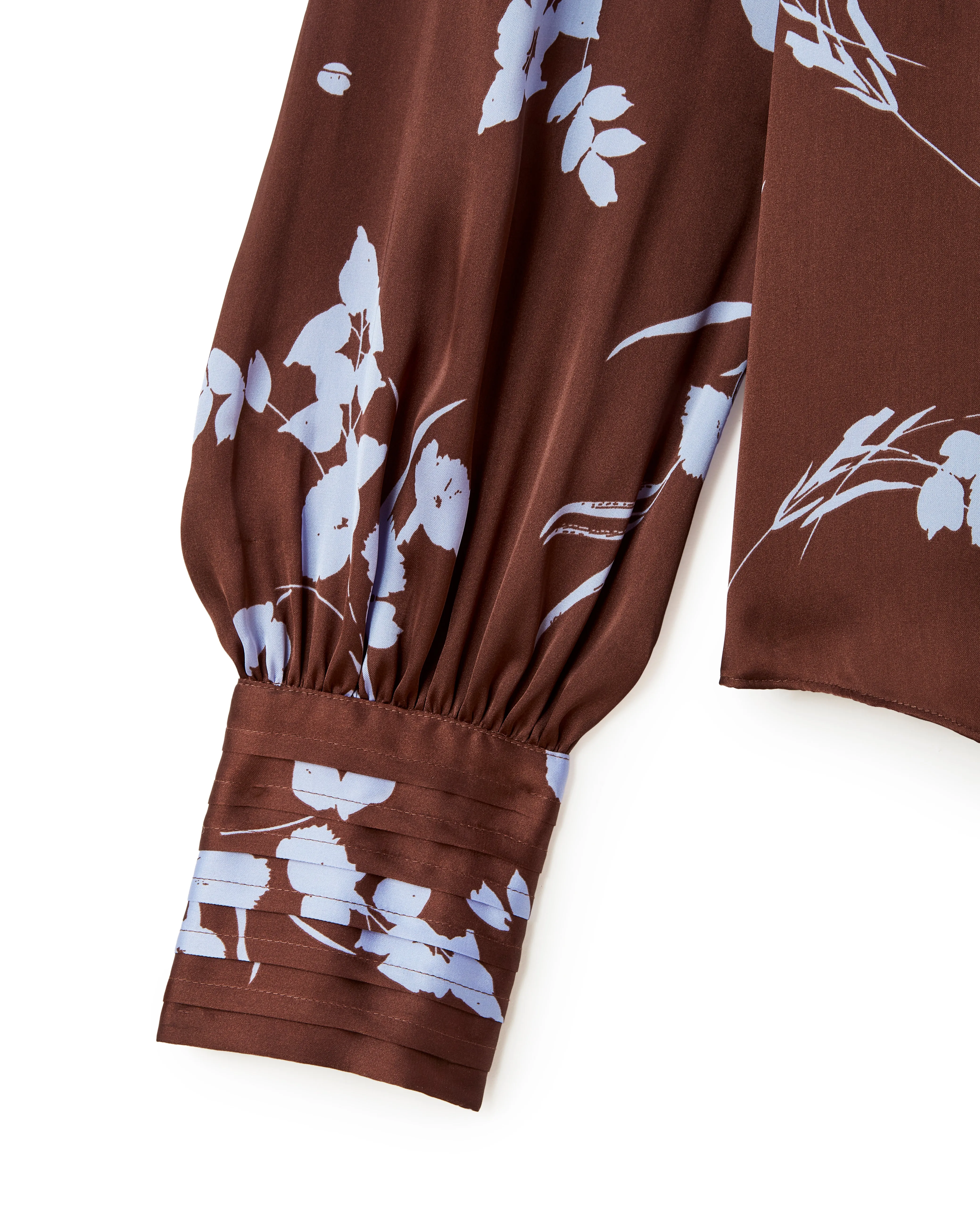 Victoria Long Sleeve Top-Upstate Floral Espresso sold by Cartolina product image thumbnail 5