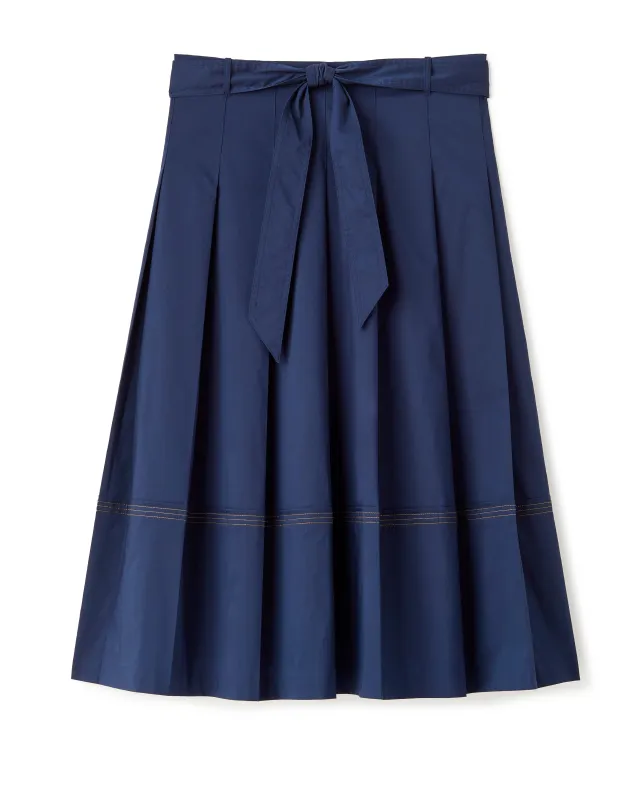 Hayden Midi Skirt-Midnight Blue sold by Cartolina