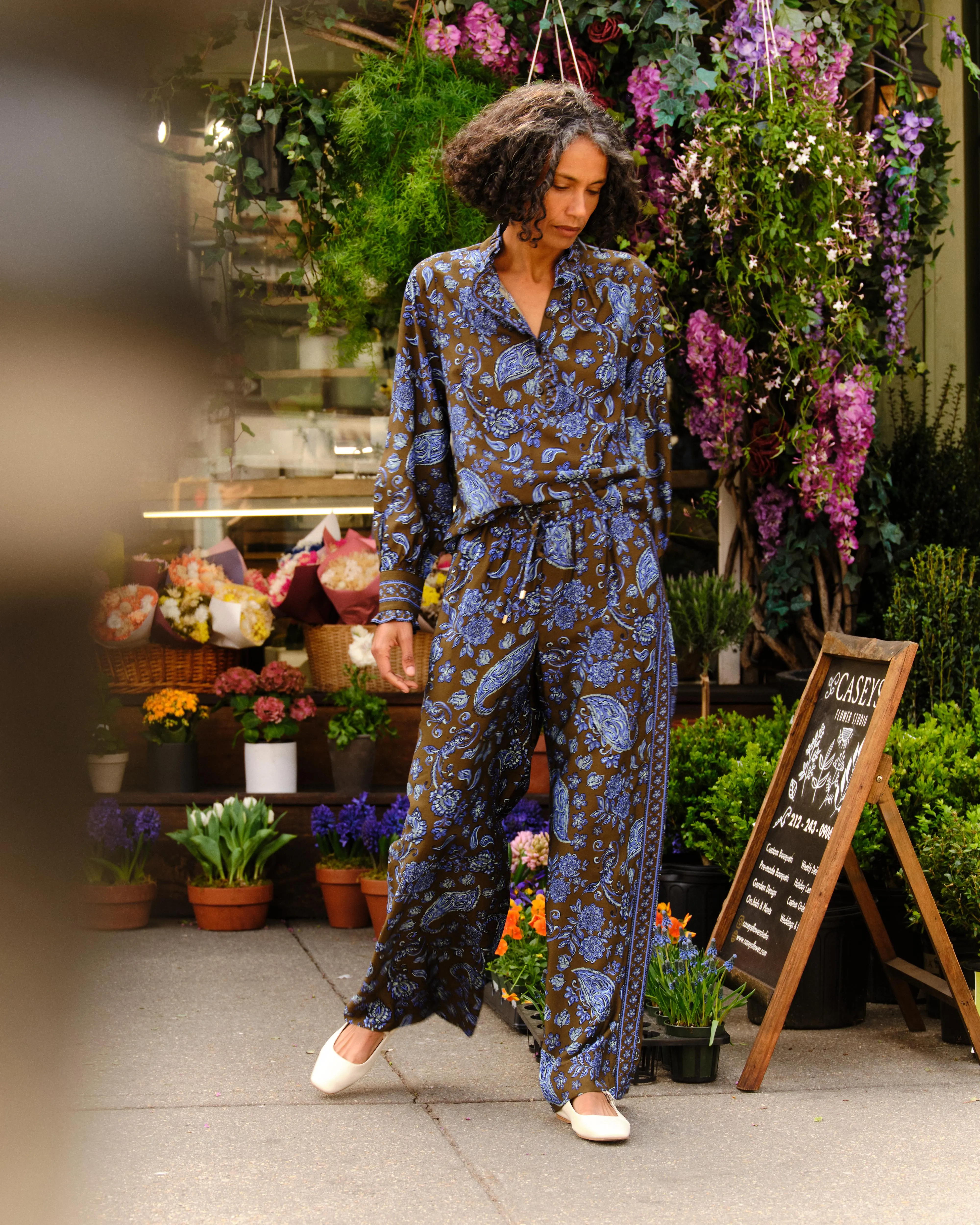 Mara Blouse-Cedar Hill Paisley sold by Cartolina product image thumbnail 3