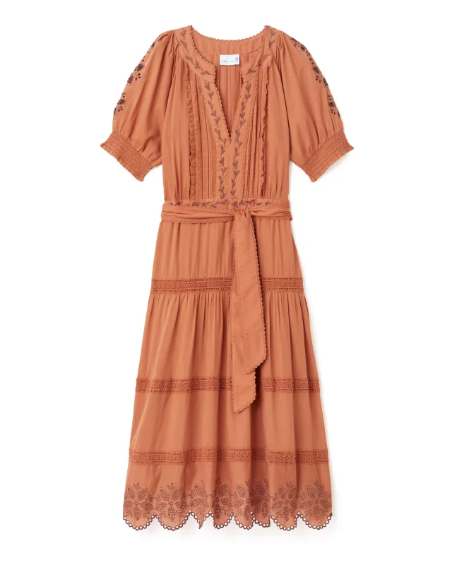 Lisette Dress-Clay sold by Cartolina