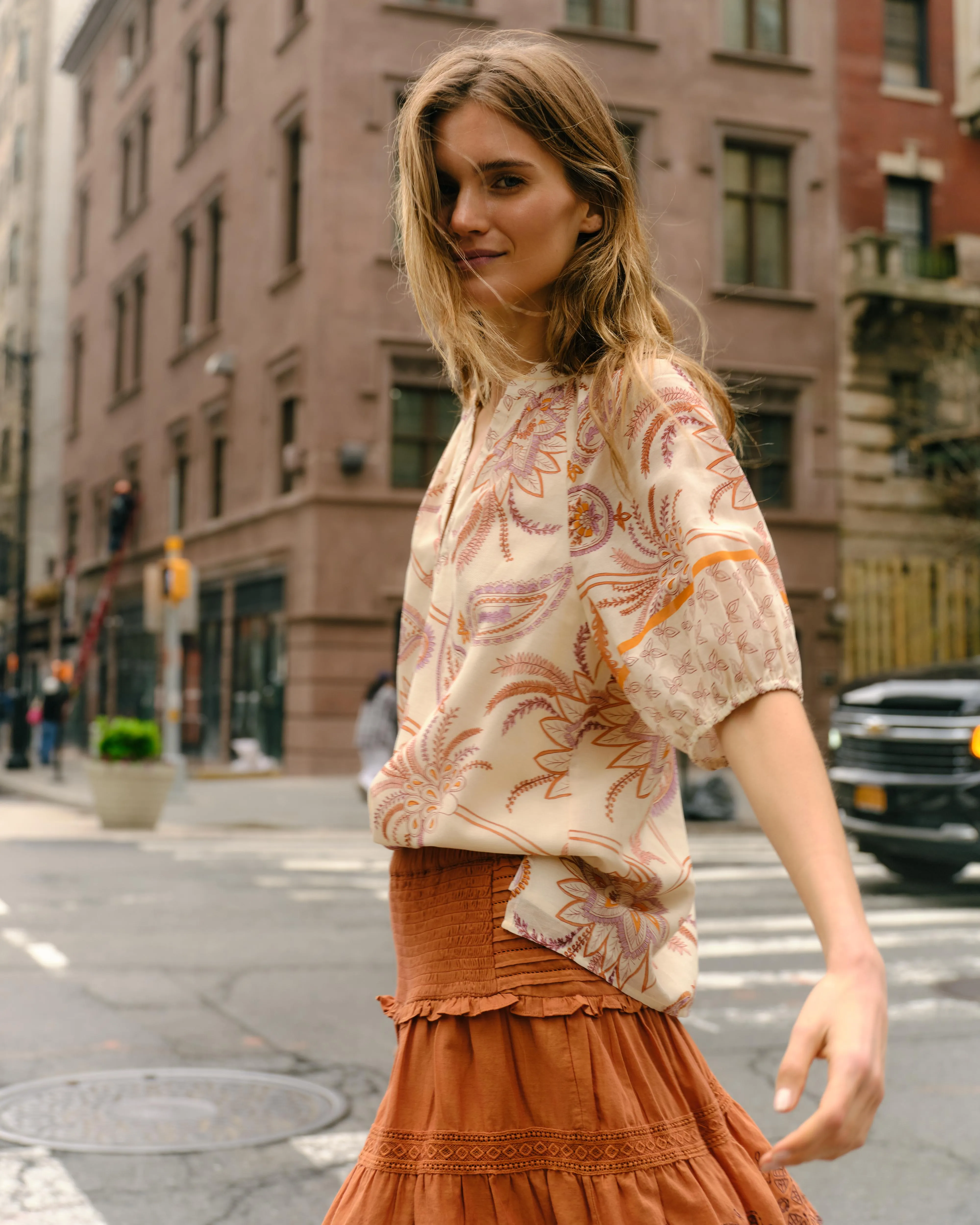 Kylie Mini Skirt-Clay sold by Cartolina product image thumbnail 3