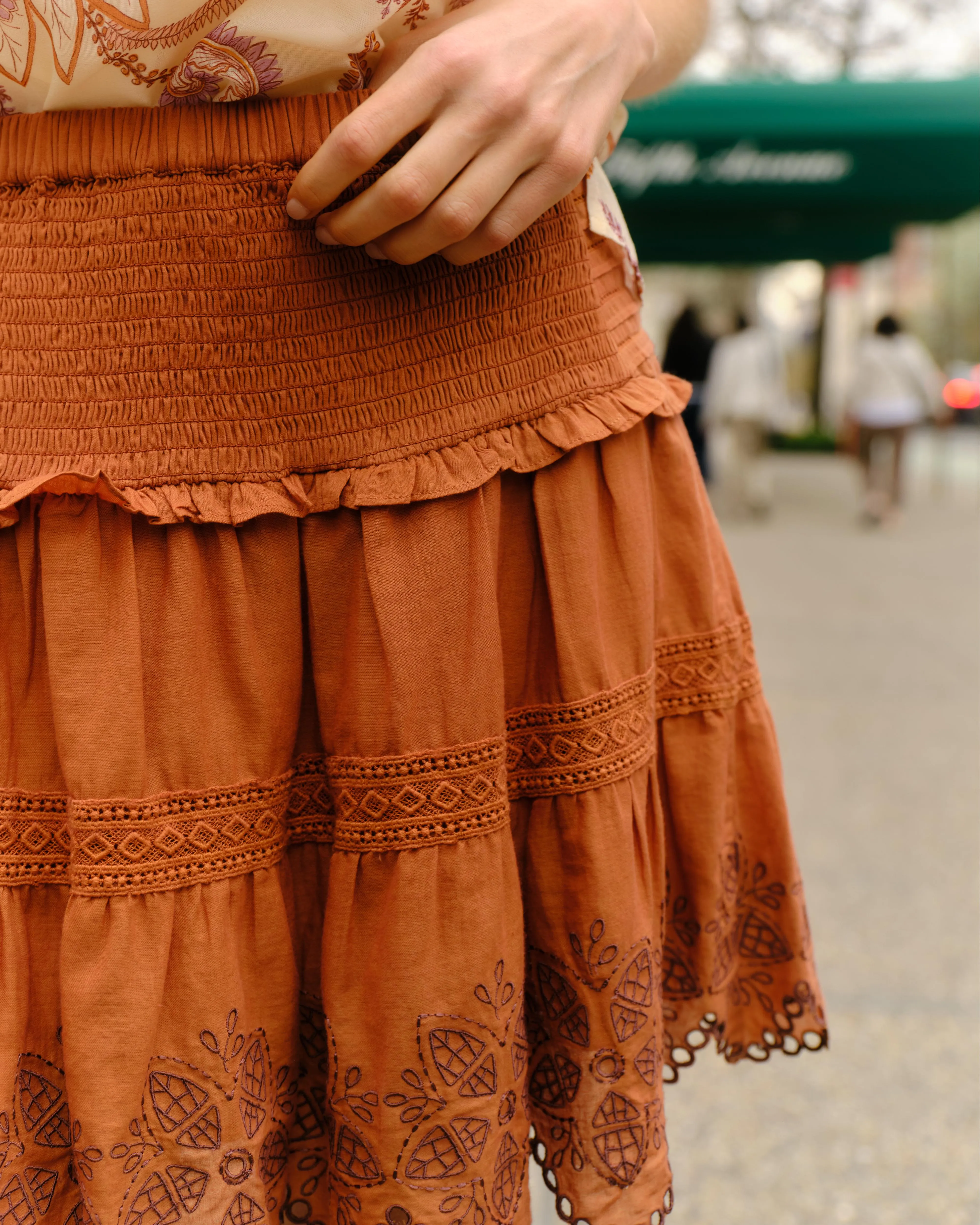 Kylie Mini Skirt-Clay sold by Cartolina product image thumbnail 4