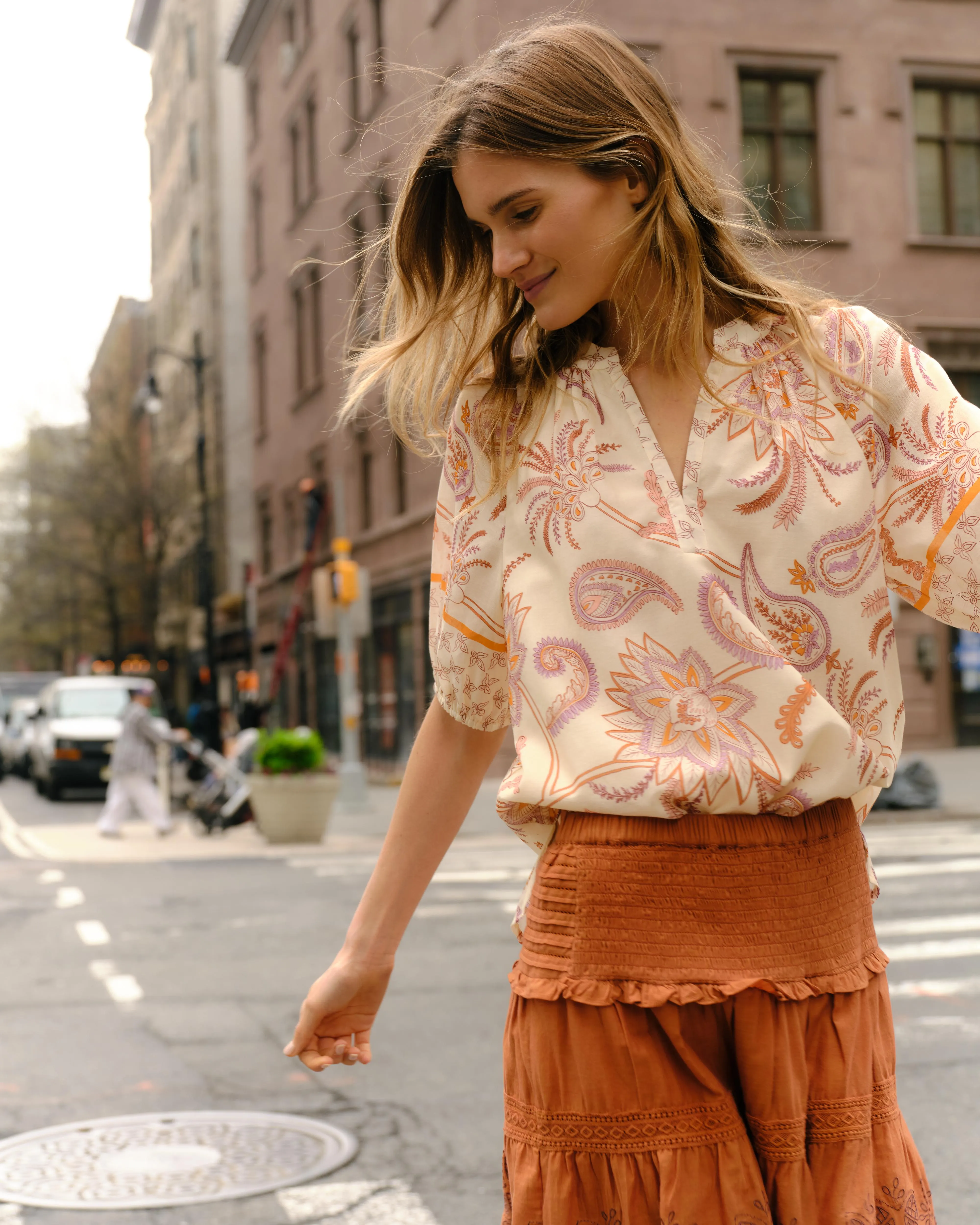 Kylie Mini Skirt-Clay sold by Cartolina product image thumbnail 2