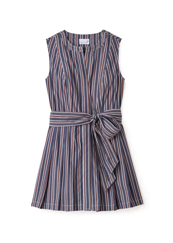 Hadley Romper-Cartolina Navy Stripe made by Cartolina