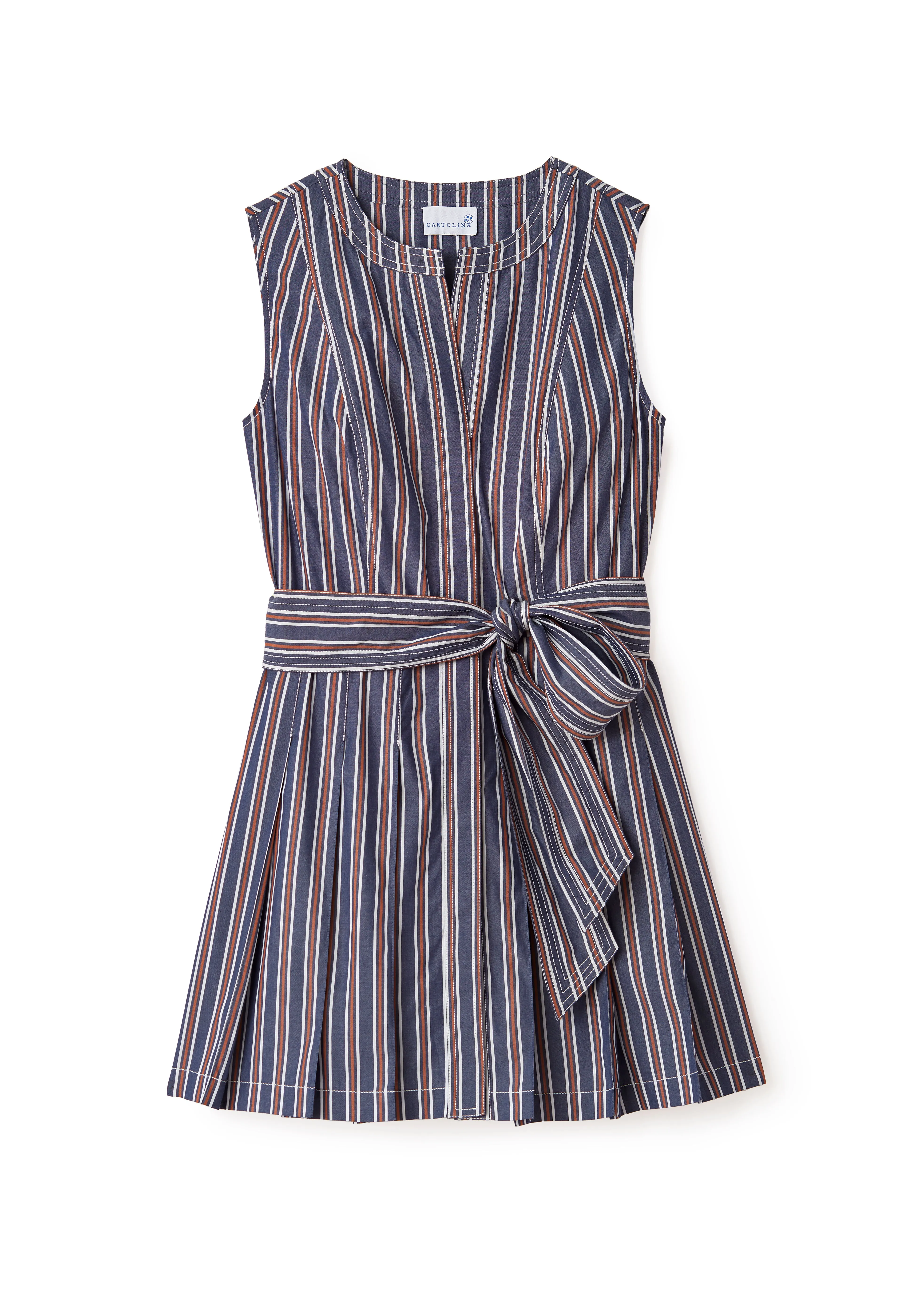 Hadley Romper-Cartolina Navy Stripe sold by Cartolina