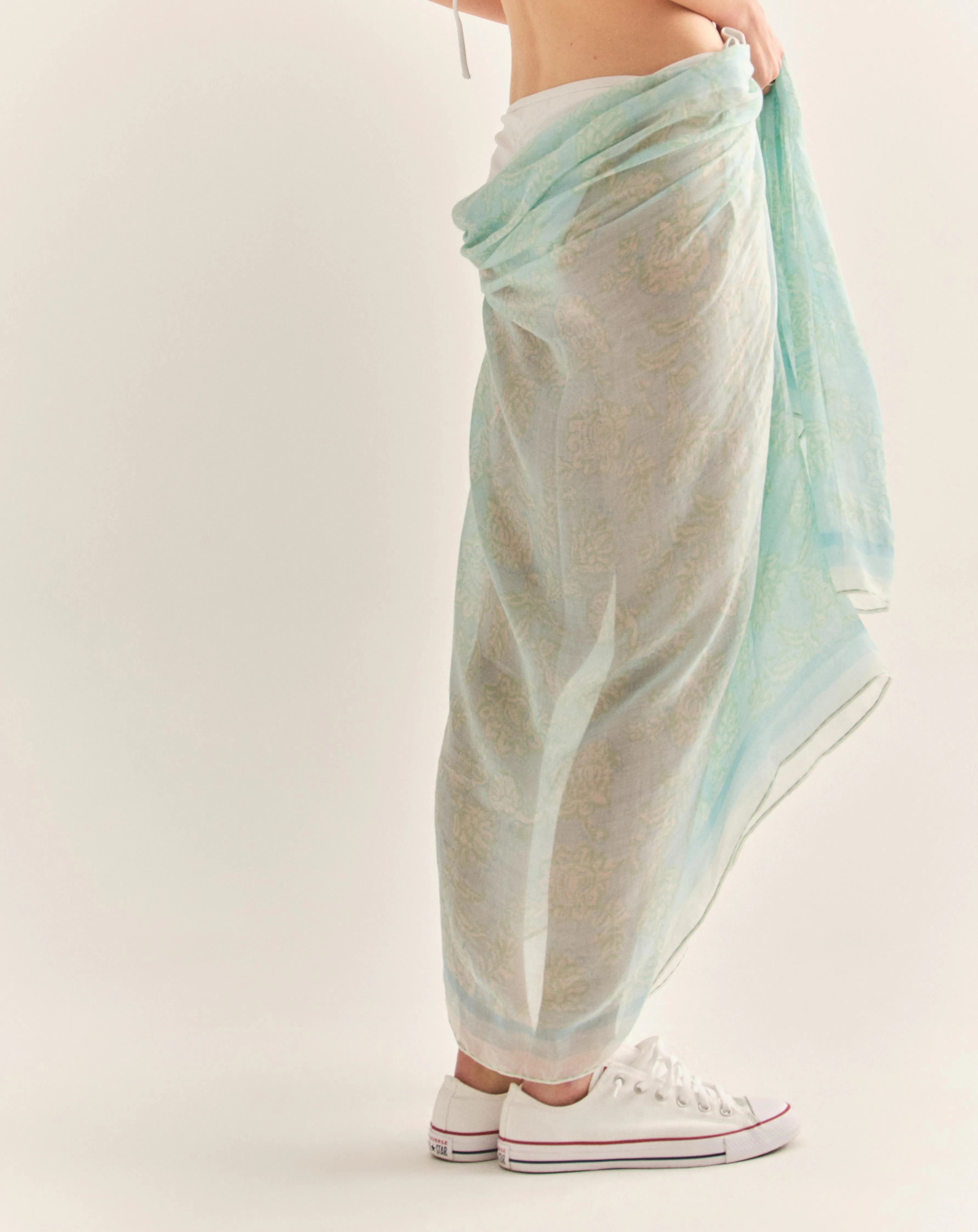 Bellariva Scarf Kallithea Print-Spearmint sold by Cartolina product image thumbnail 3