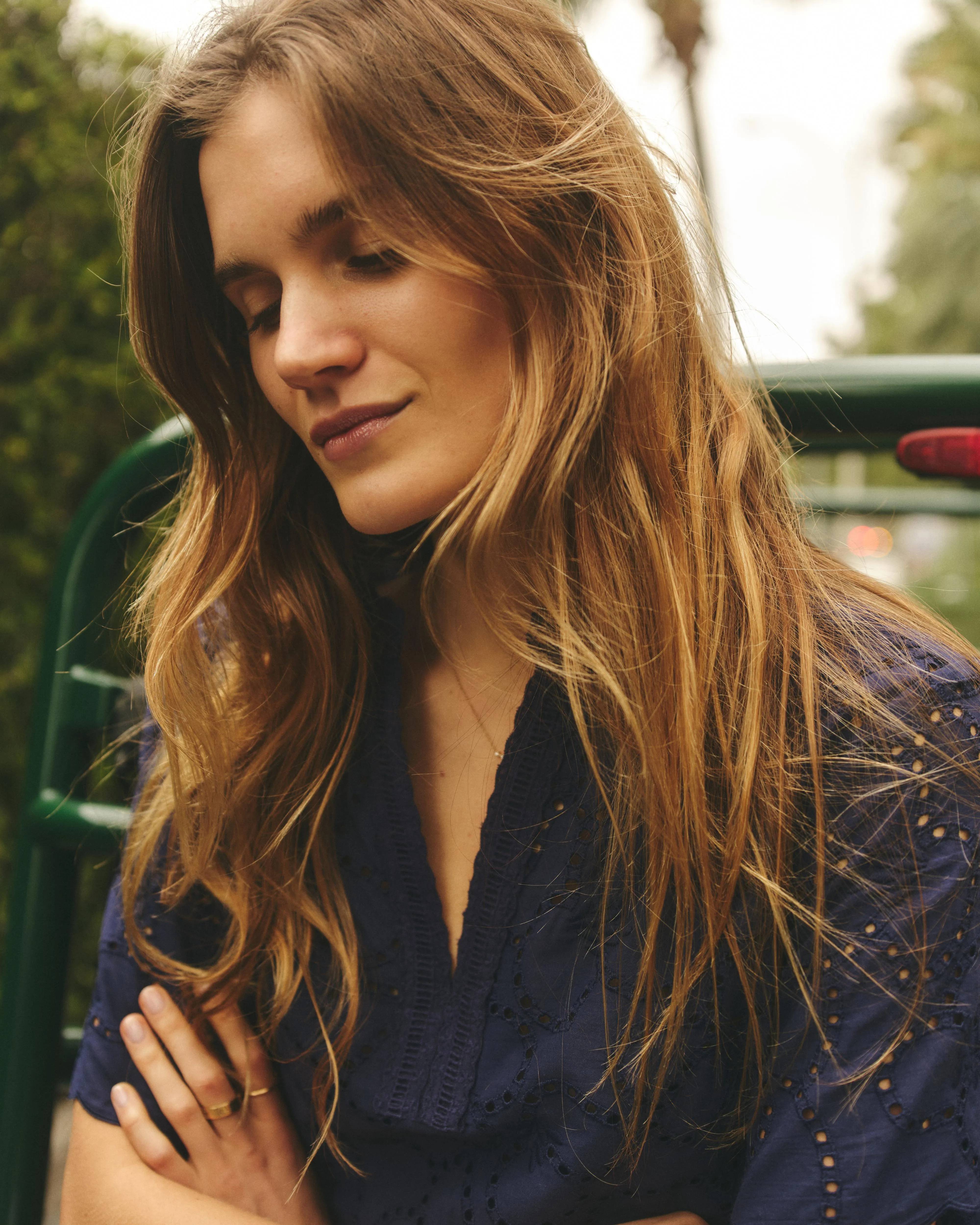 Daisy Short Sleeve Top-Midnight Blue sold by Cartolina product image thumbnail 3