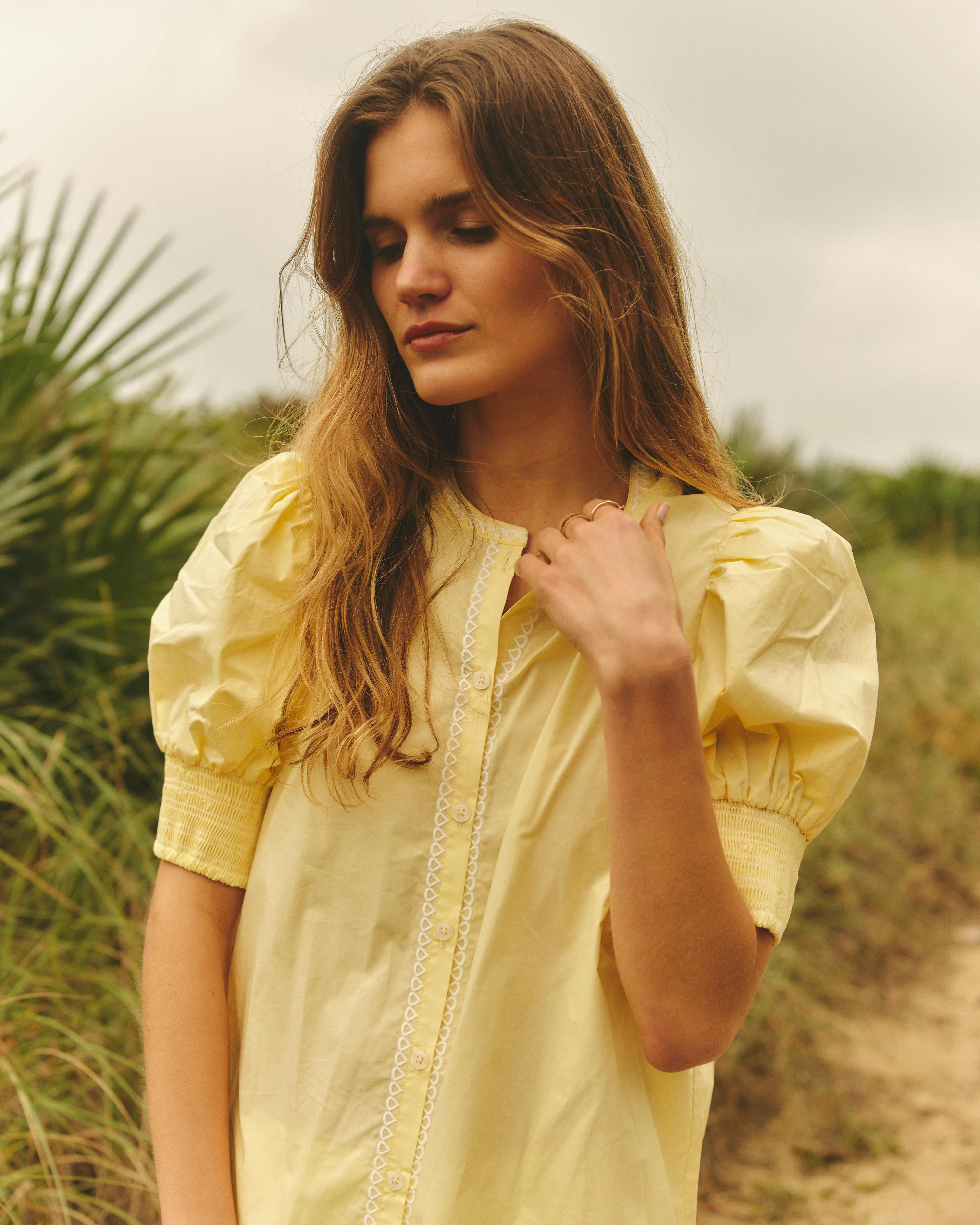 Milli Puff Sleeve Top-Pale Lemon sold by Cartolina product image thumbnail 3