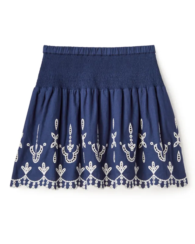 Kylie Mini Skirt-Indigo sold by Cartolina
