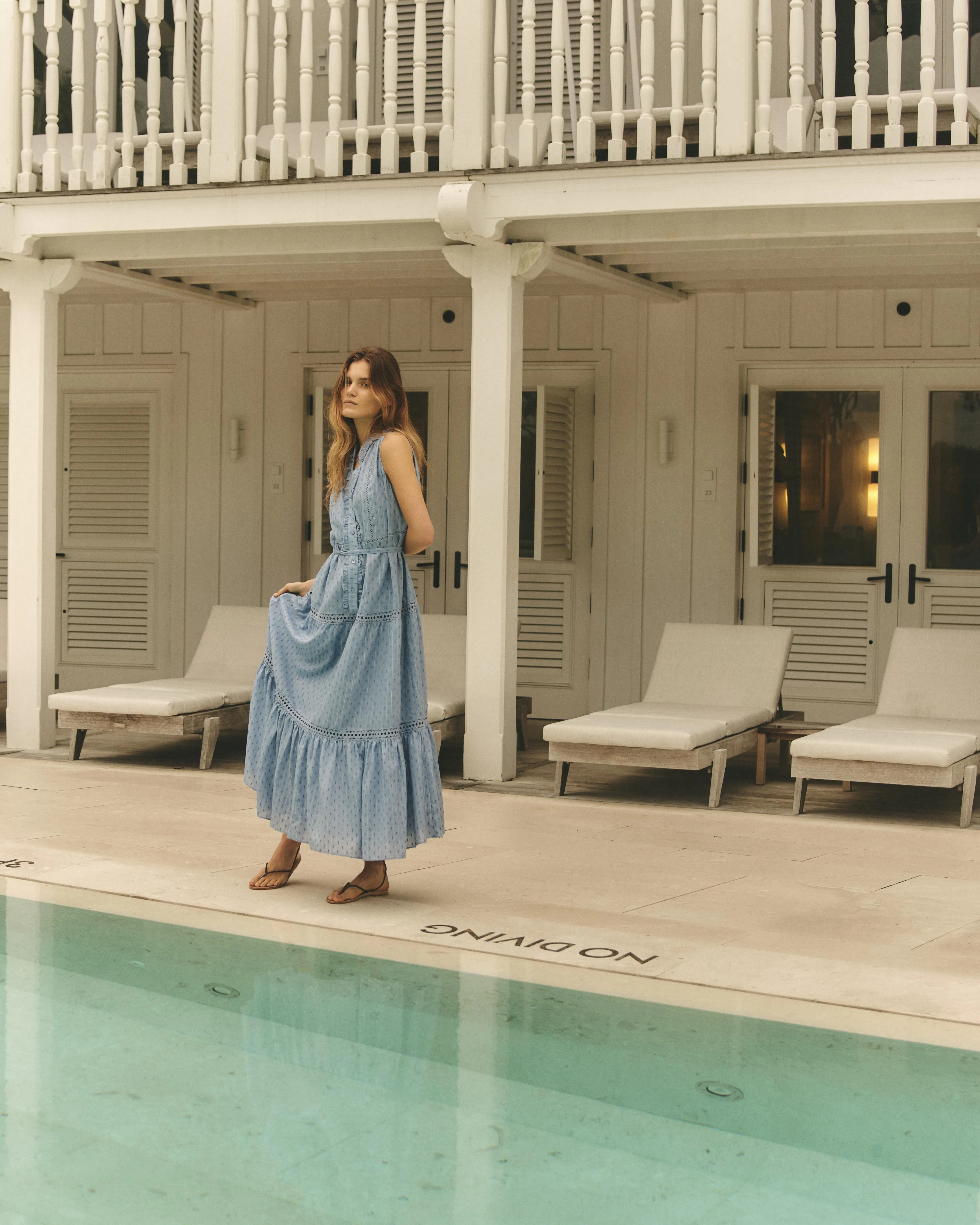 Dara Maxi Dress-Mediterranean Blue sold by Cartolina product image thumbnail 3