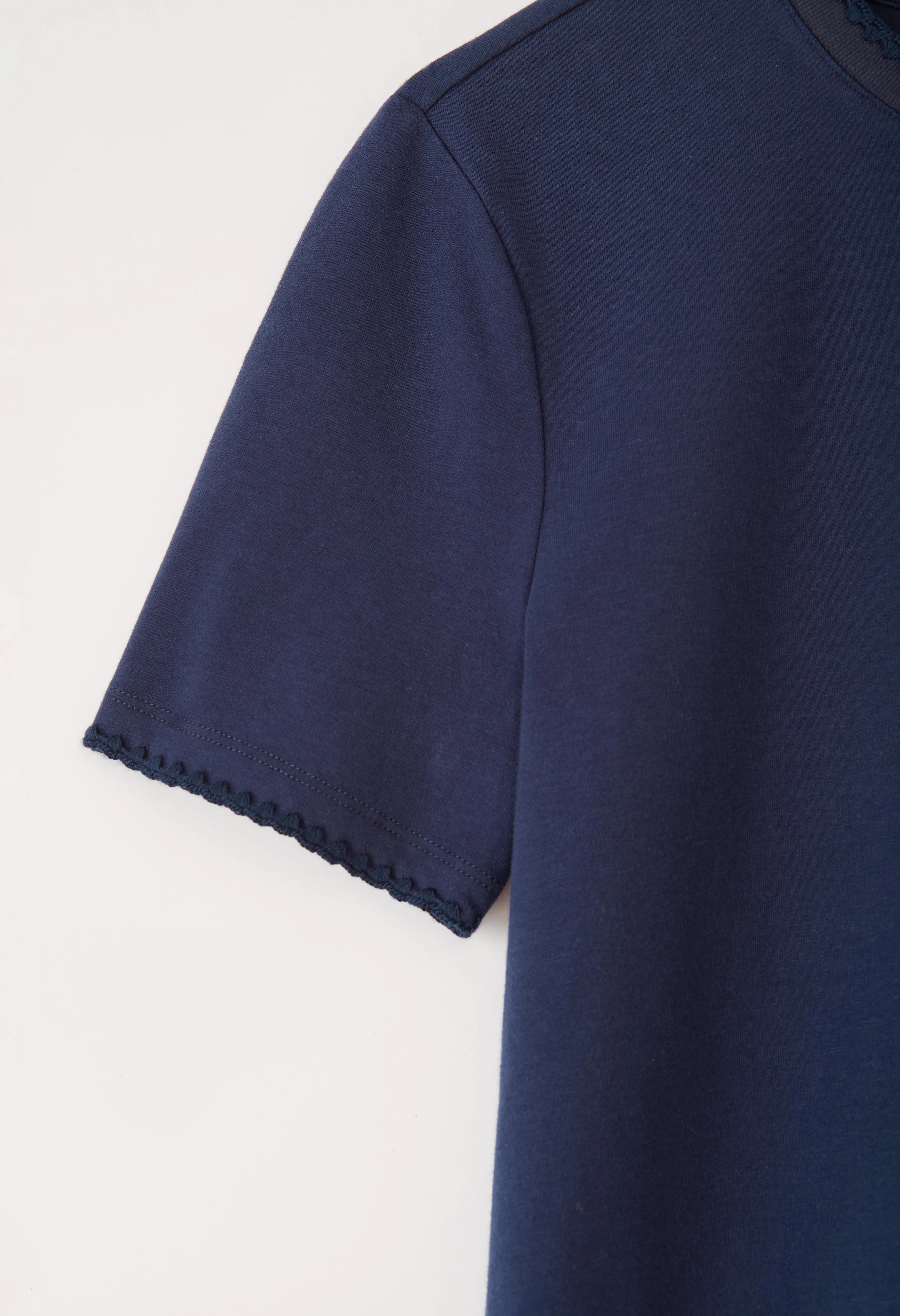 Dylan Crewneck Tee-Midnight Blue sold by Cartolina product image thumbnail 2