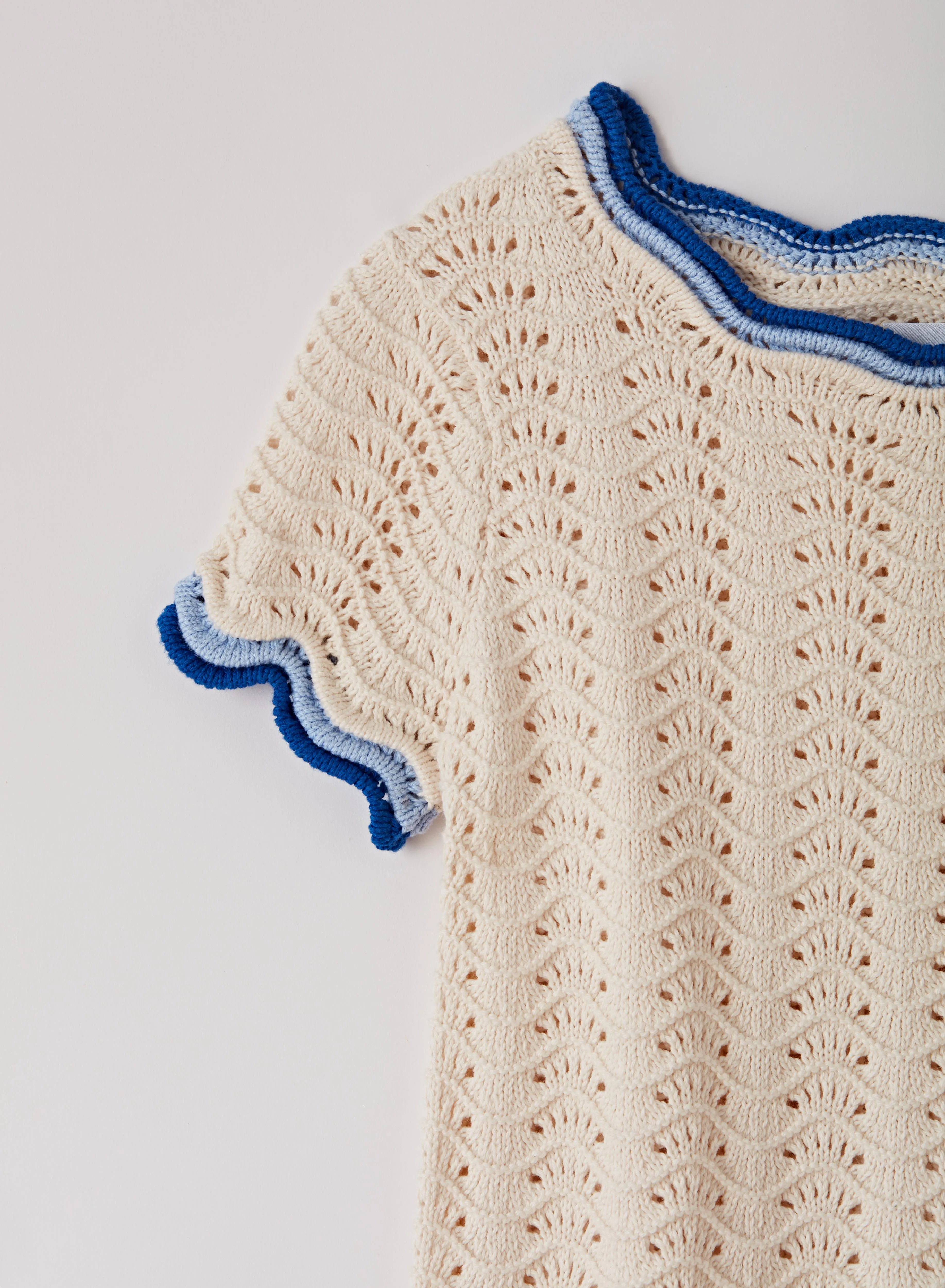 Phaedra Top-Indigo Wave/Ivory sold by Cartolina product image thumbnail 4