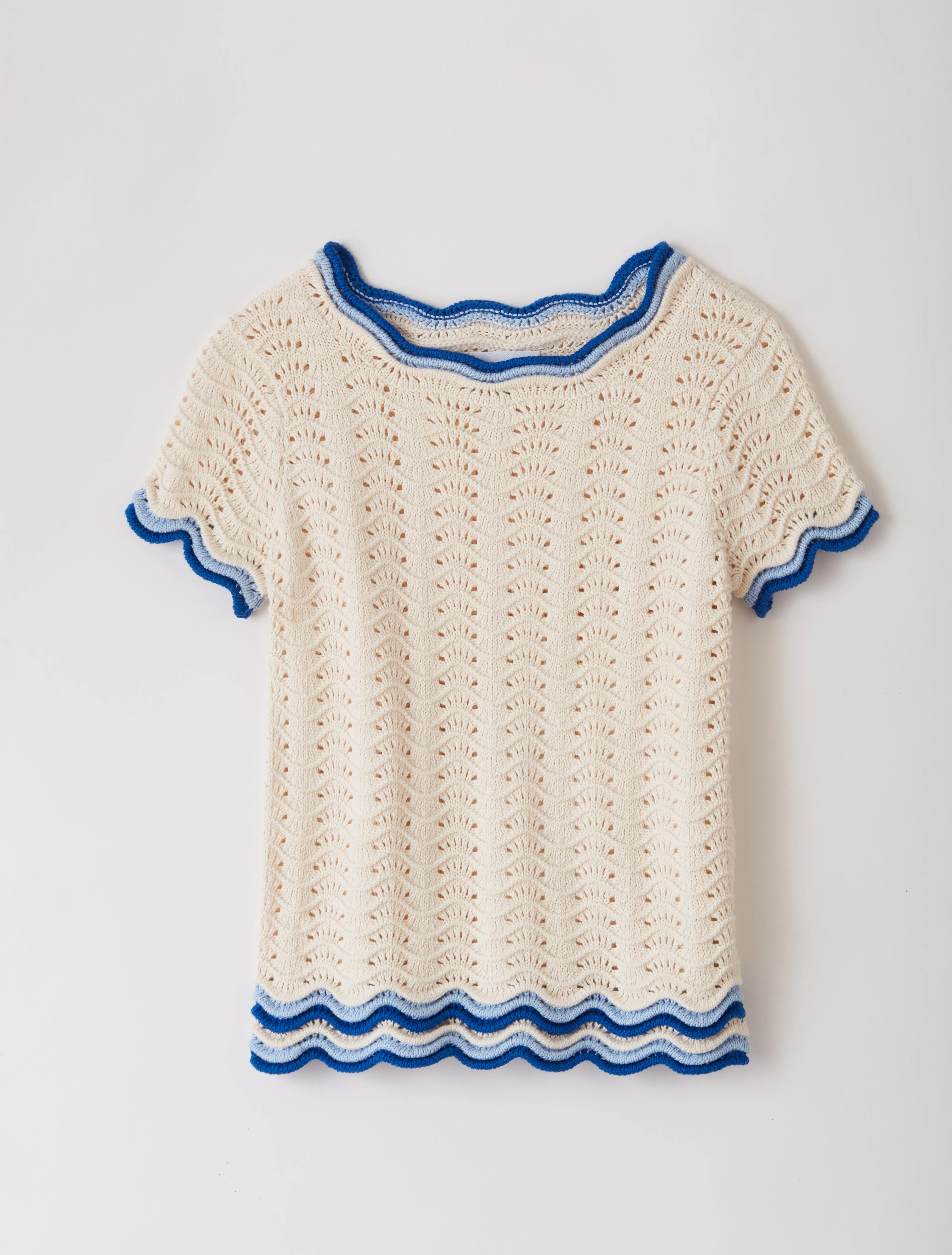 Phaedra Top-Indigo Wave/Ivory sold by Cartolina product image thumbnail 2