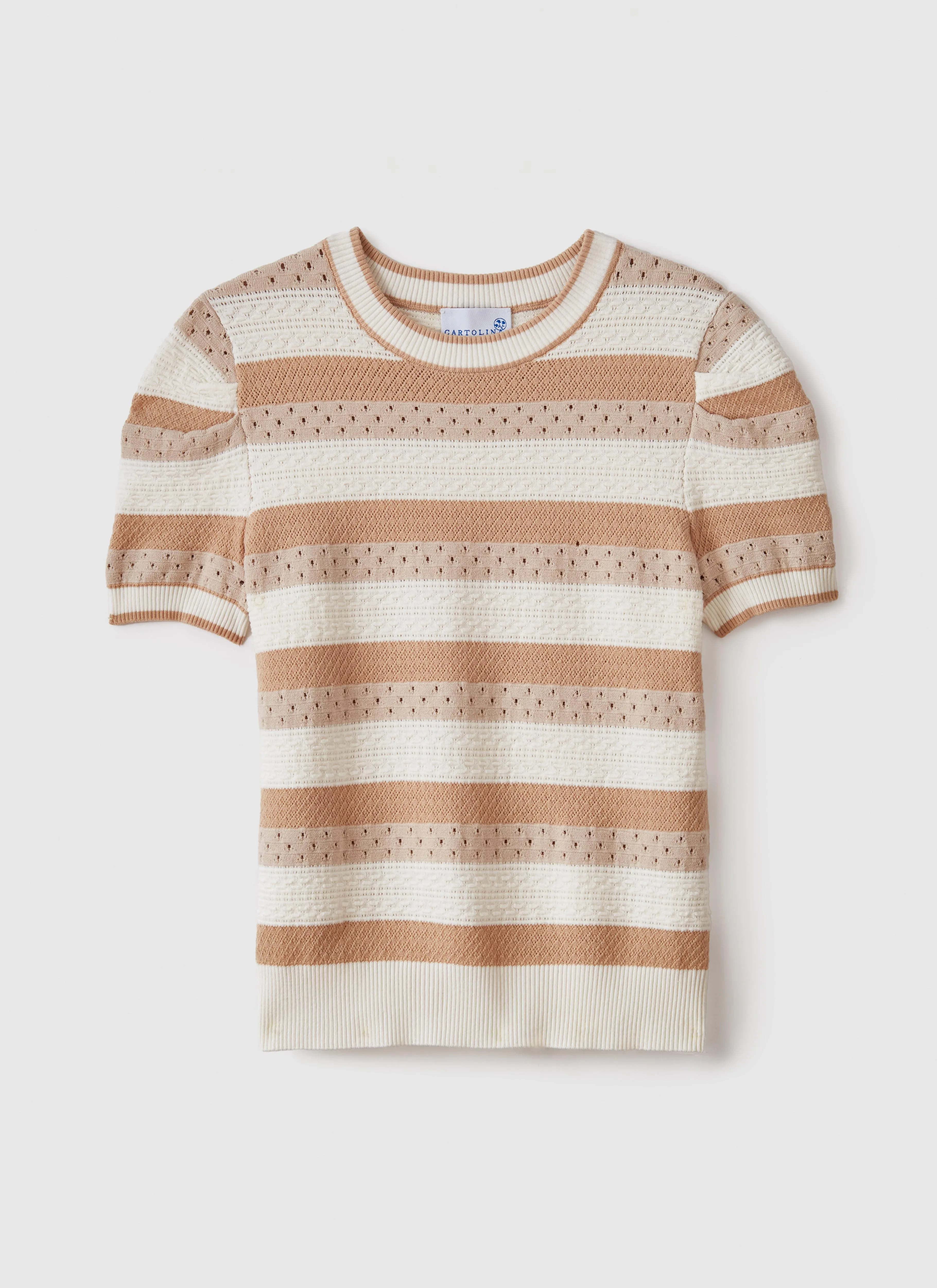Alexei Top-Sand Stripe sold by Cartolina product image thumbnail 2