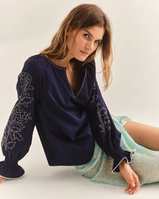 Stella Top-Midnight Blue made by Cartolina