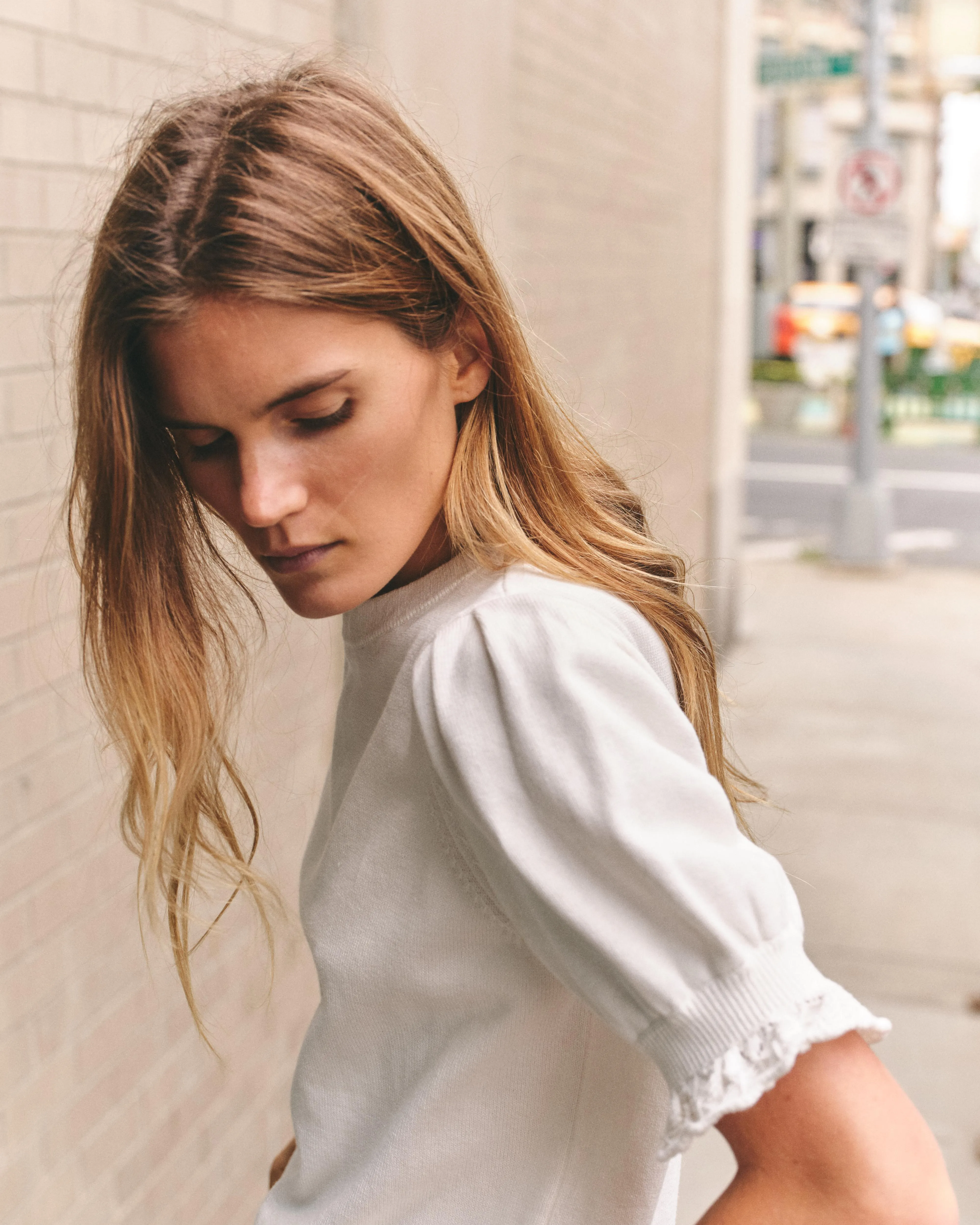 Fallon Ss Pullover-Ivory sold by Cartolina product image thumbnail 2