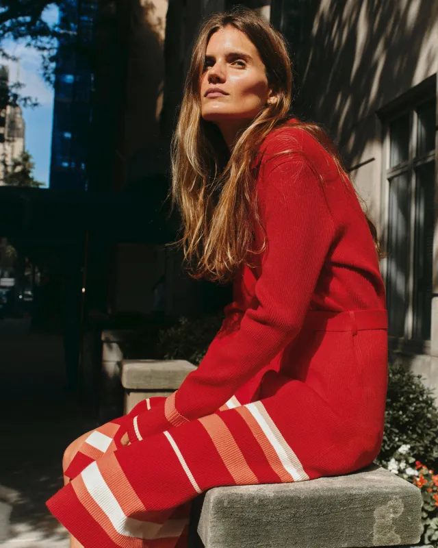 Kelley Midi Dress-Cayenne sold by Cartolina