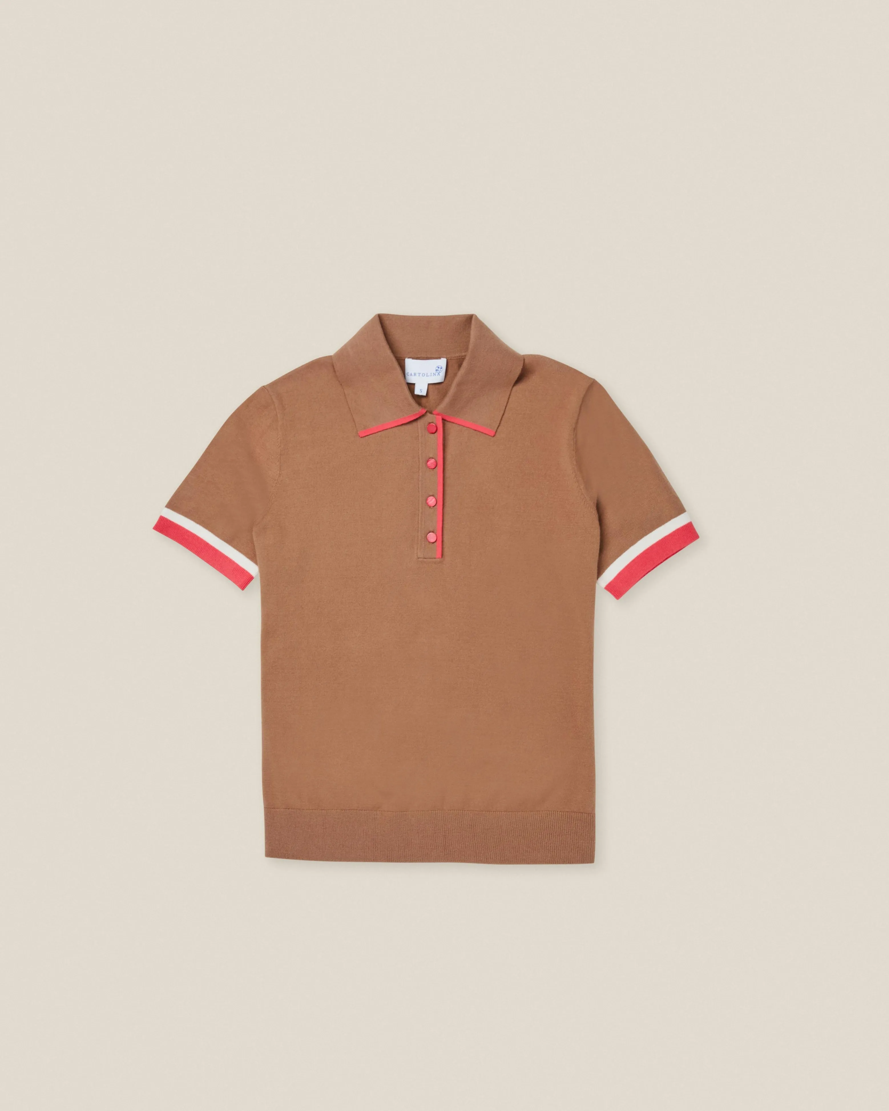 Pippa Polo-Camel sold by Cartolina product image thumbnail 2