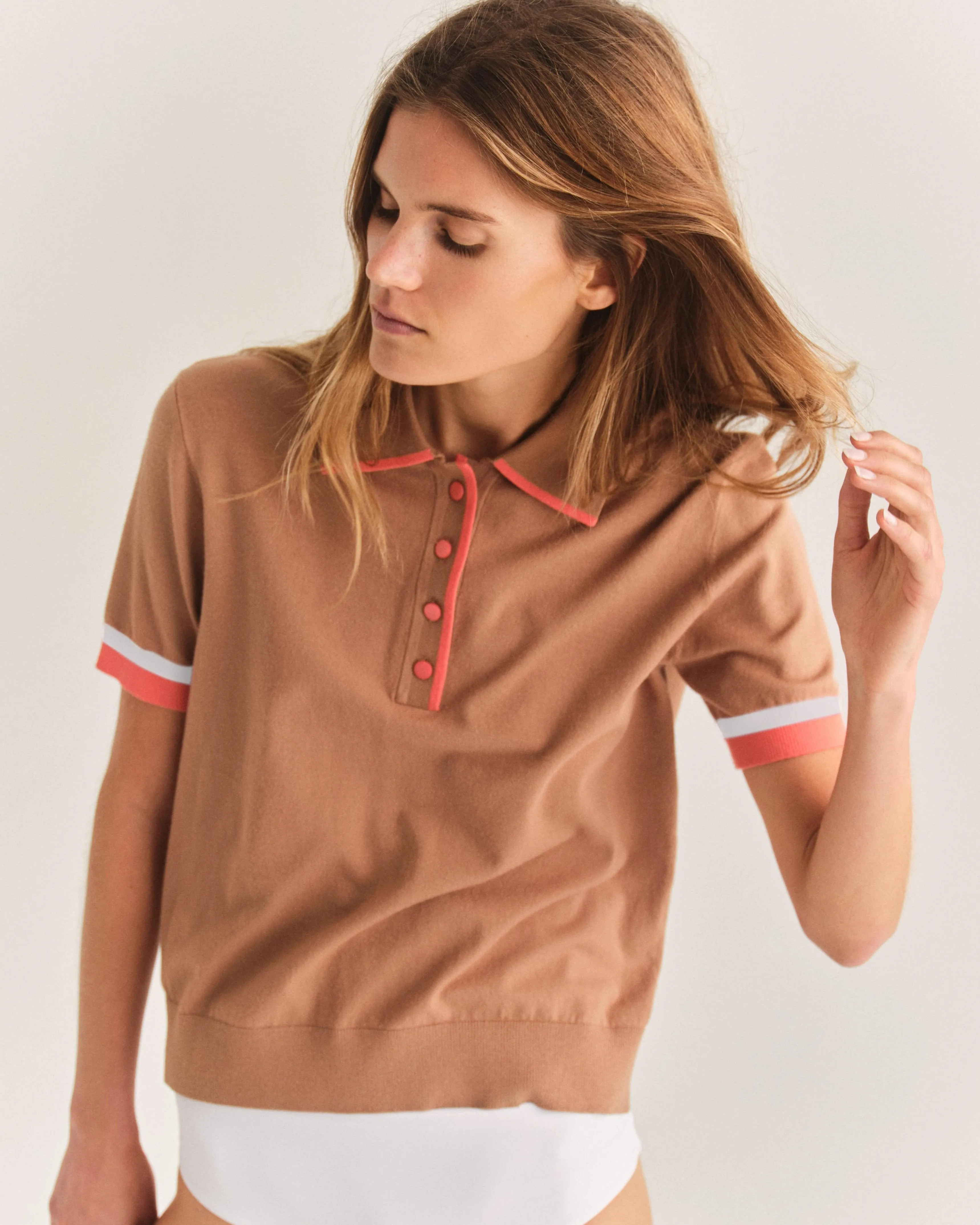 Pippa Polo-Camel sold by Cartolina product image thumbnail 4