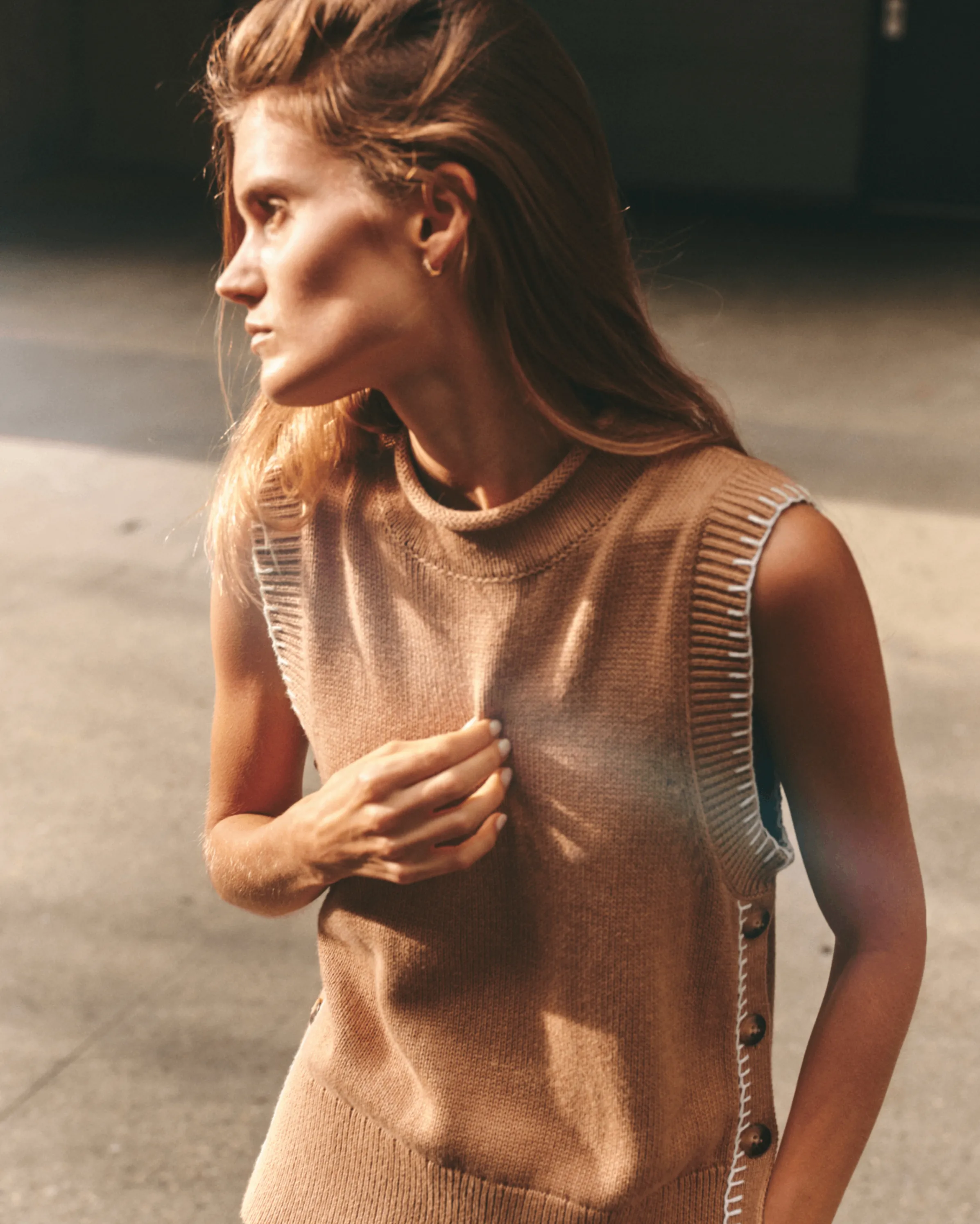 Hawthorne Vest-Camel sold by Cartolina product image thumbnail 2